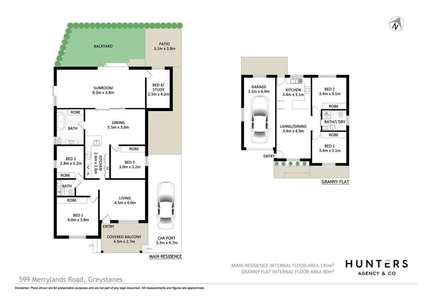 Floorplan of Homely house listing, 599 & 599A Merryands Road, Greystanes NSW 2145