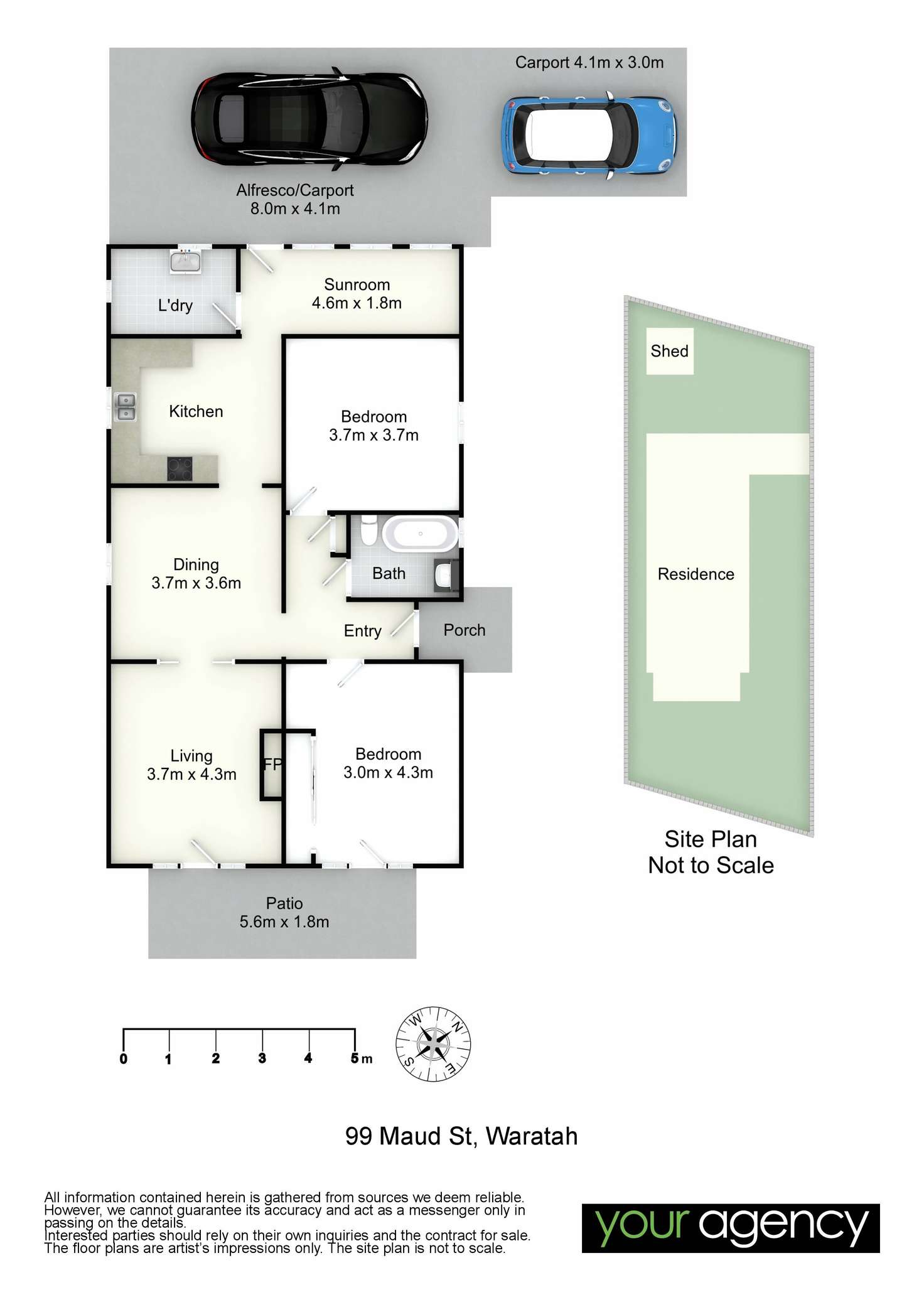 Floorplan of Homely house listing, 99 Maud Street, Waratah NSW 2298
