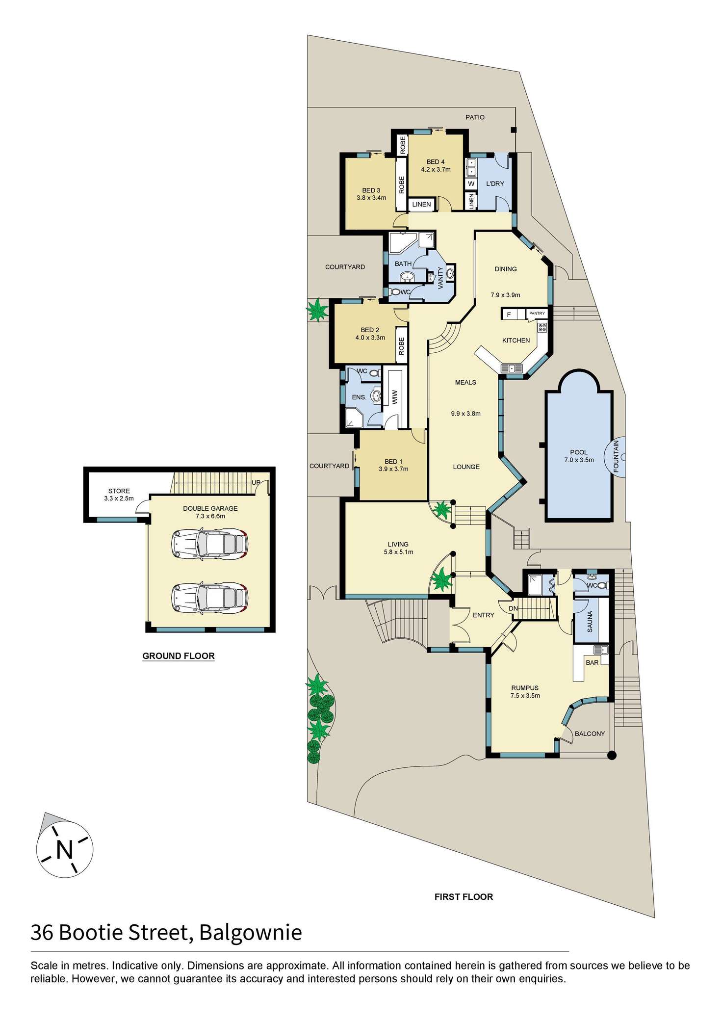 Floorplan of Homely house listing, 36 Bootie Street, Balgownie NSW 2519