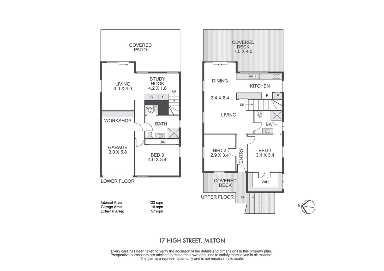 Floorplan of Homely house listing, 17 High Street, Milton QLD 4064