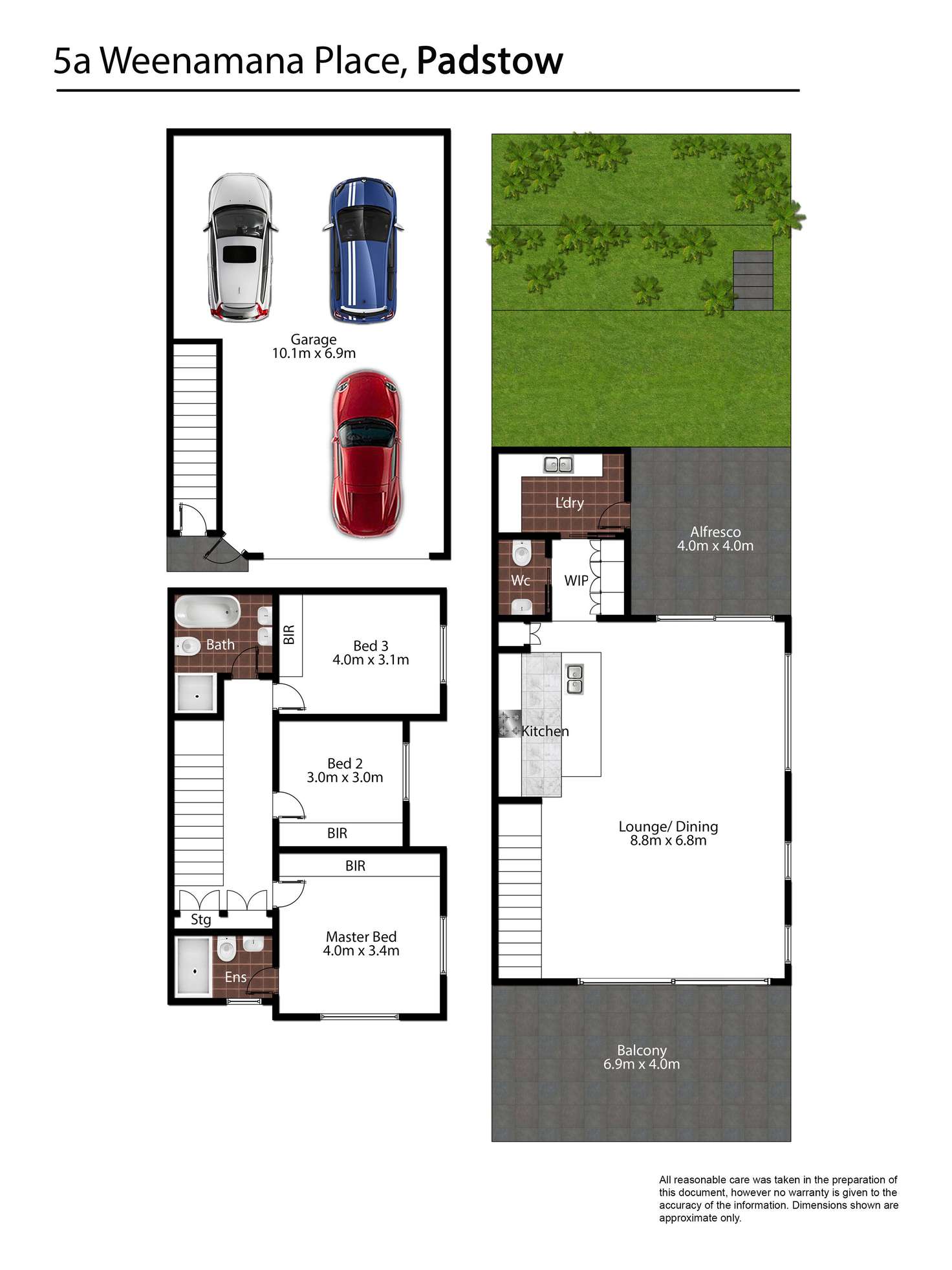 Floorplan of Homely house listing, 5A Weenamana Place, Padstow NSW 2211