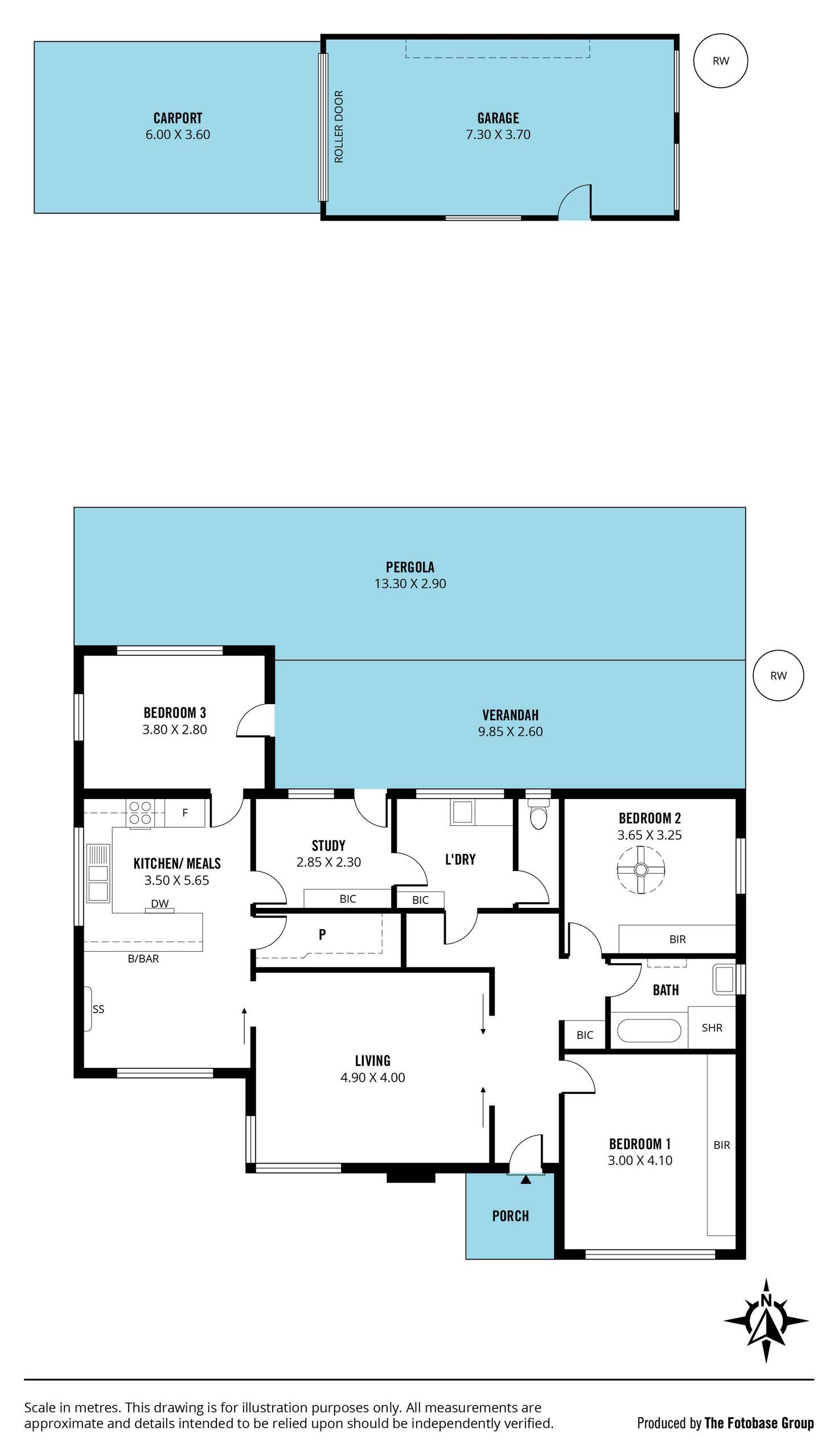 Floorplan of Homely house listing, 10 Hardy Avenue, Glengowrie SA 5044