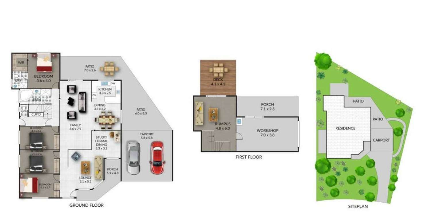 Floorplan of Homely house listing, 83 Underbank Boulevard, Bacchus Marsh VIC 3340