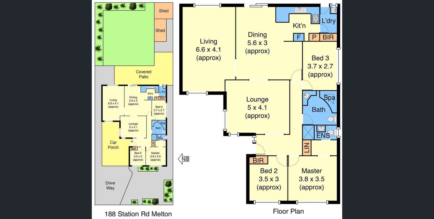 Floorplan of Homely house listing, 188 Station Road, Melton VIC 3337
