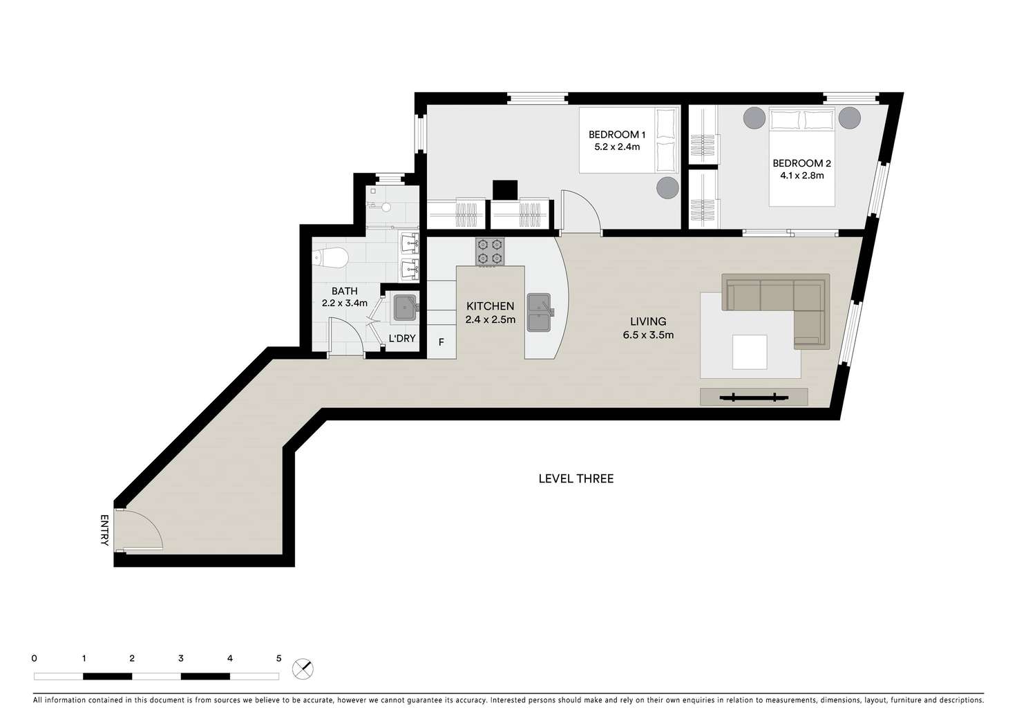 Floorplan of Homely apartment listing, 29/34 Campbell Parade, Bondi Beach NSW 2026