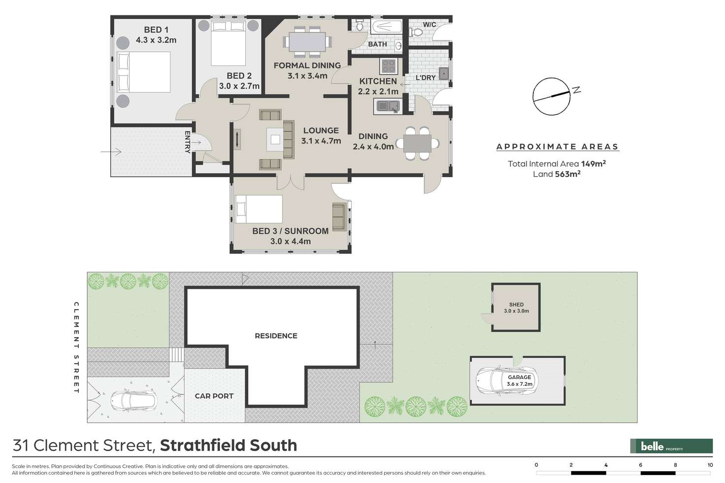 Floorplan of Homely house listing, 31 Clement Street, Strathfield South NSW 2136