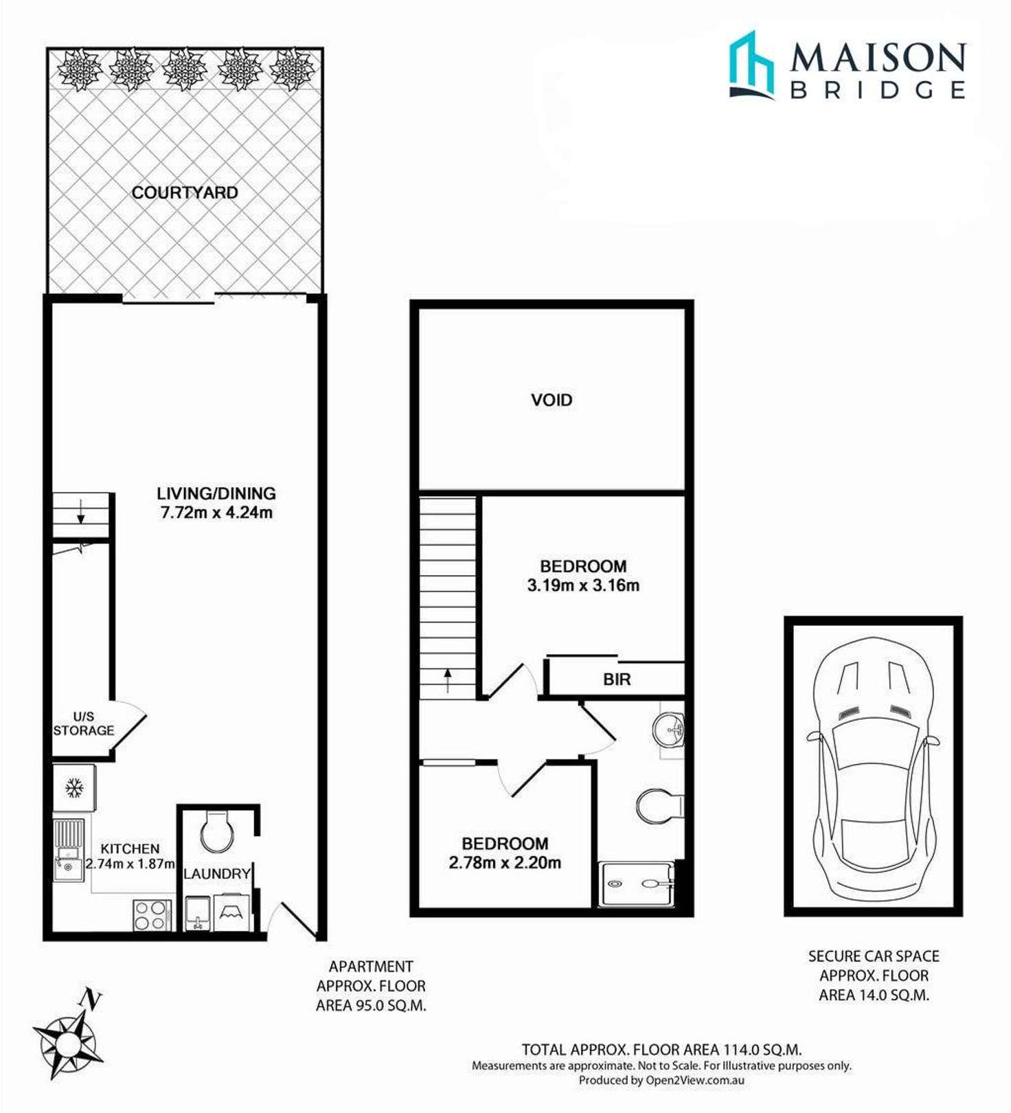 Floorplan of Homely apartment listing, 113/438-448 Anzac Parade, Kingsford NSW 2032