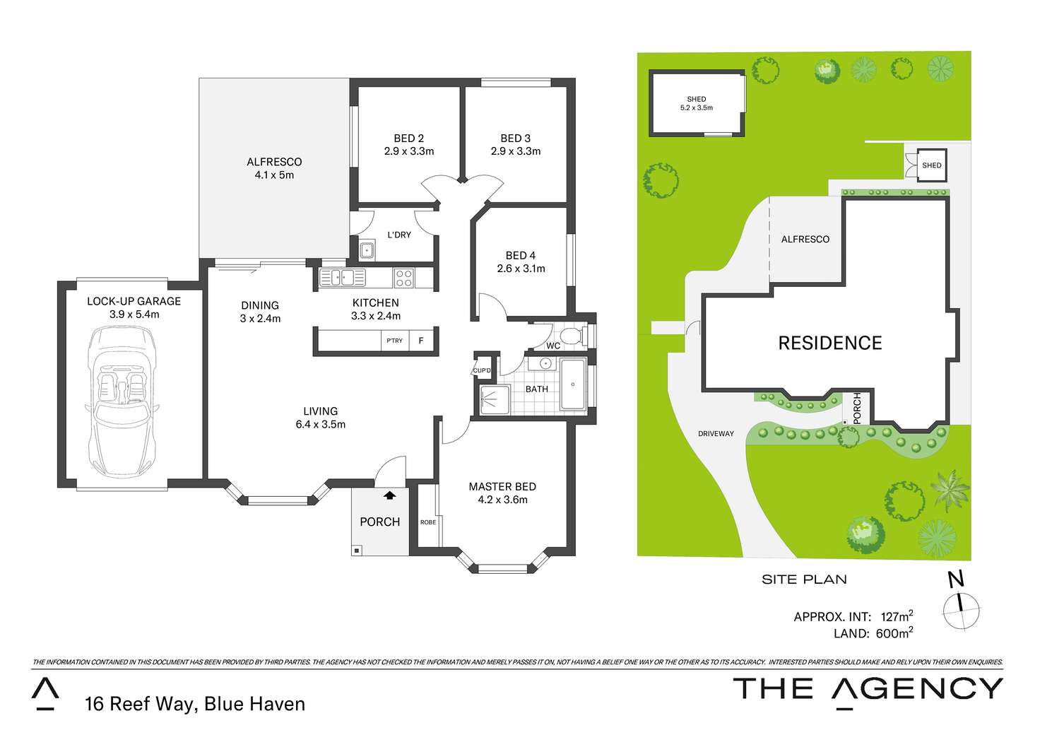 Floorplan of Homely house listing, 16 Reef Way, Blue Haven NSW 2262