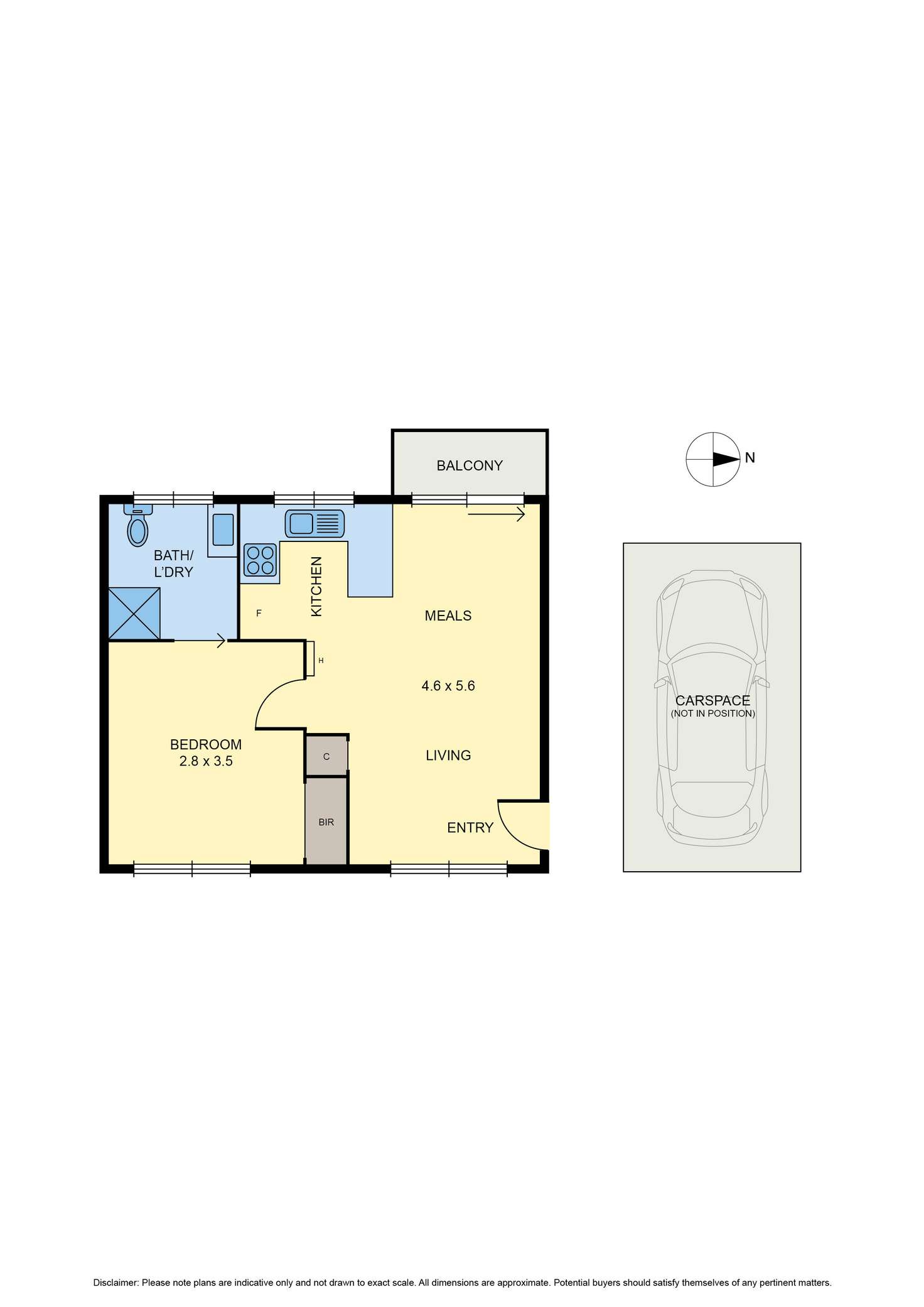 Floorplan of Homely apartment listing, 12/137A Woodland Street, Essendon VIC 3040