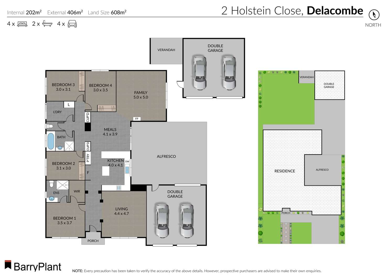 Floorplan of Homely house listing, 2 Holstein Close, Delacombe VIC 3356
