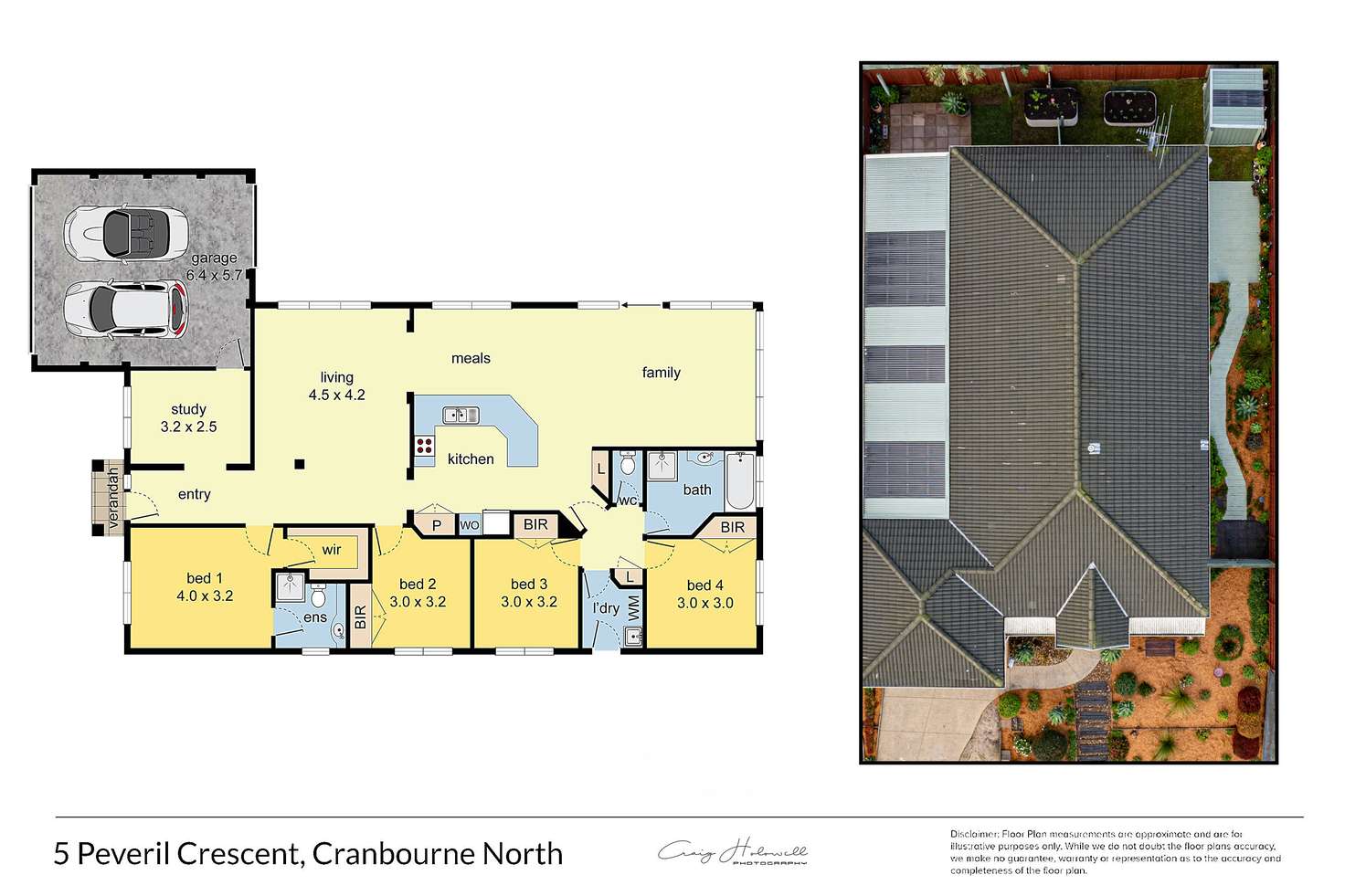 Floorplan of Homely house listing, 5 Peveril Crescent, Cranbourne North VIC 3977