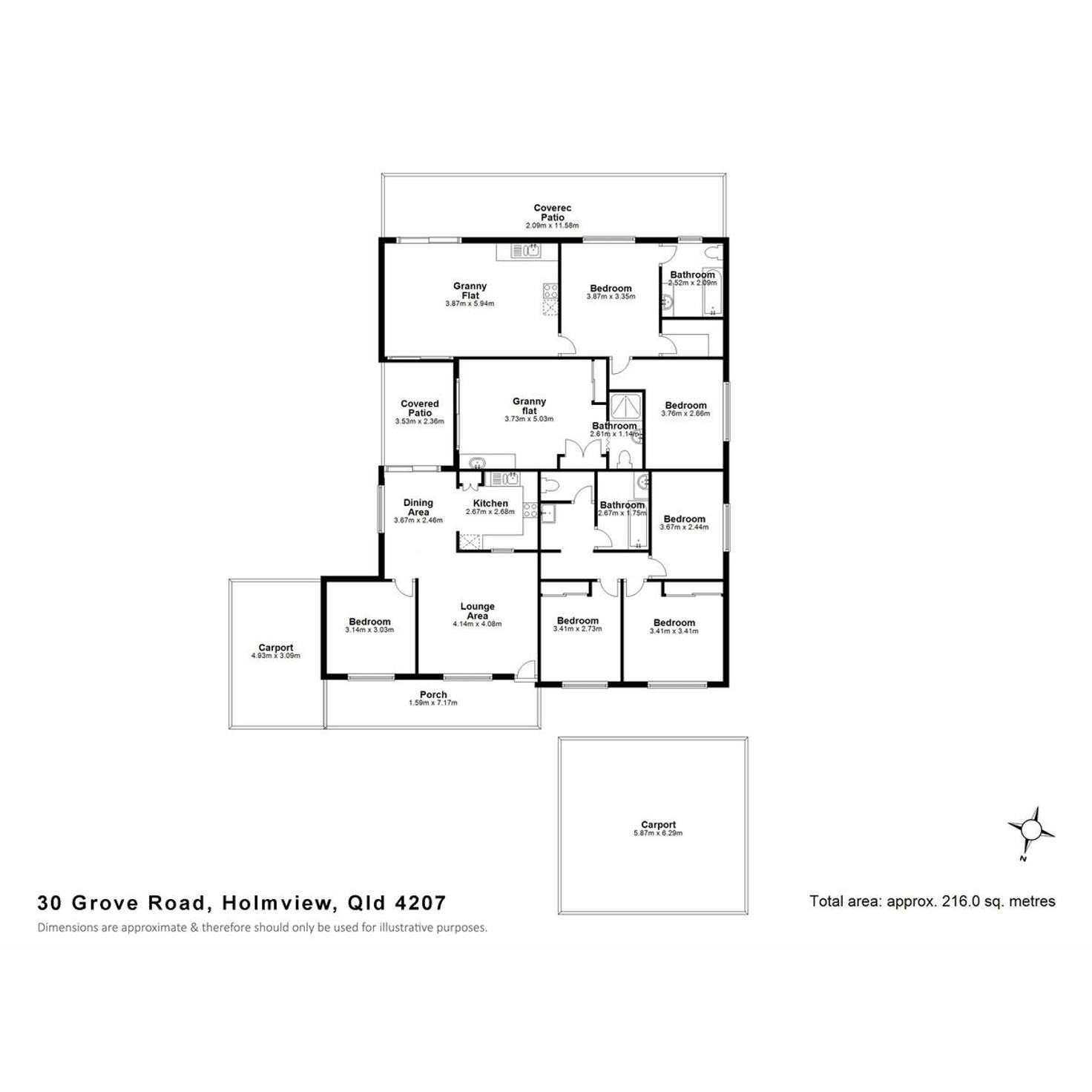 Floorplan of Homely house listing, 30 Grove Road, Holmview QLD 4207