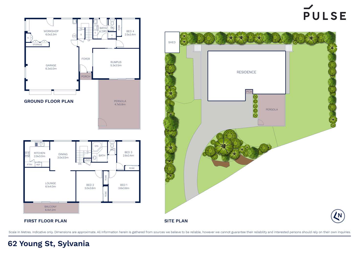 Floorplan of Homely house listing, 62 Young Street, Sylvania NSW 2224