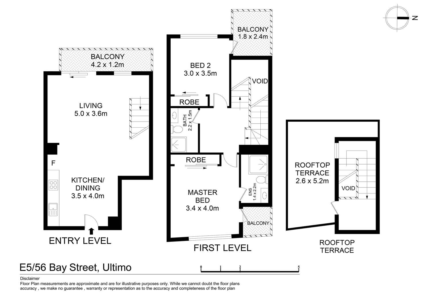 Floorplan of Homely apartment listing, E5/56 Bay(entrance Via Mountain Lane) Street, Ultimo NSW 2007