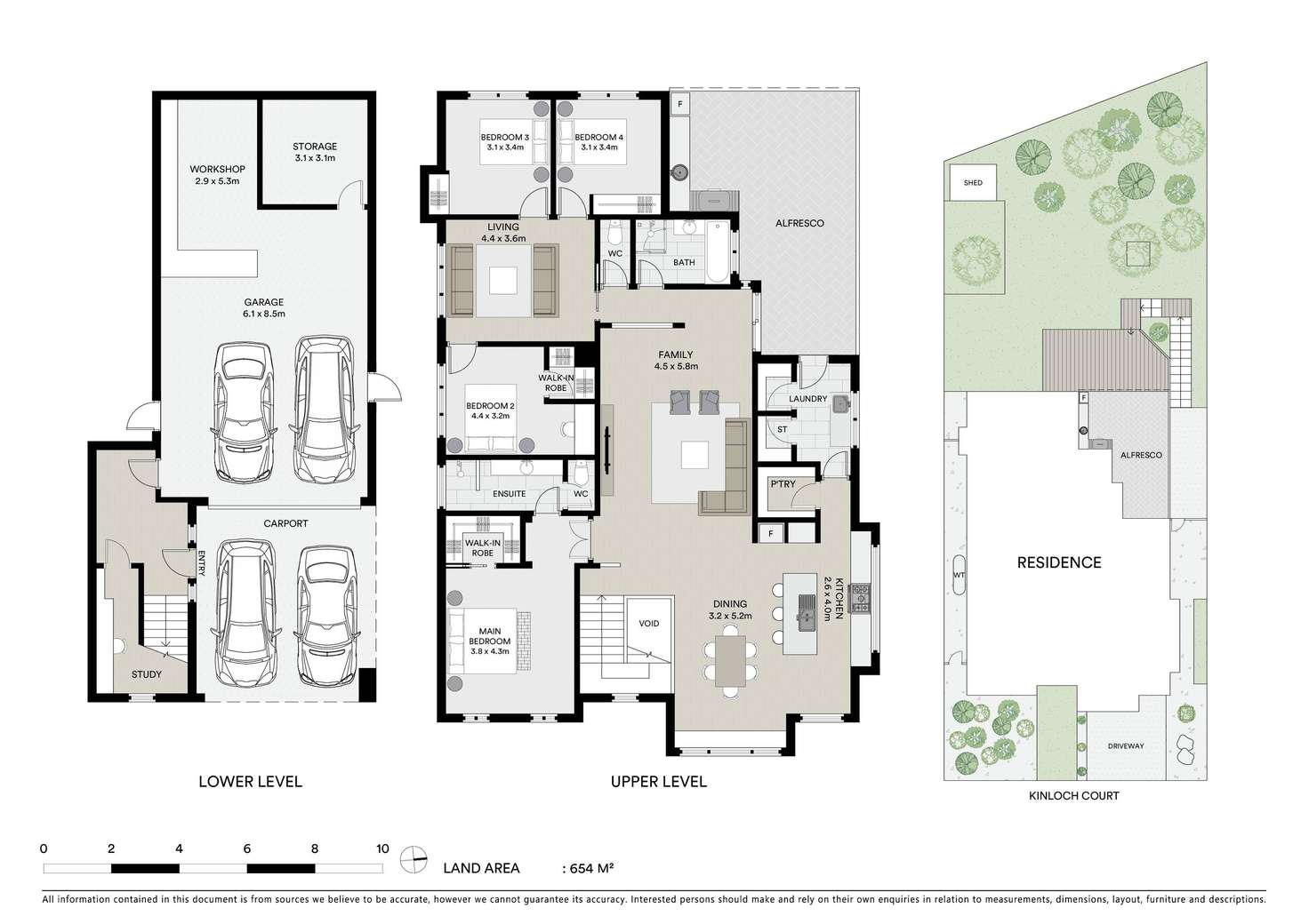 Floorplan of Homely house listing, 5 Kinloch Court, Nerrina VIC 3350