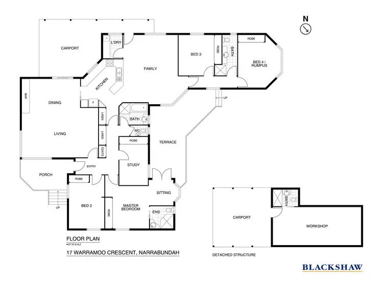 Floorplan of Homely house listing, 17 Warramoo Crescent, Narrabundah ACT 2604