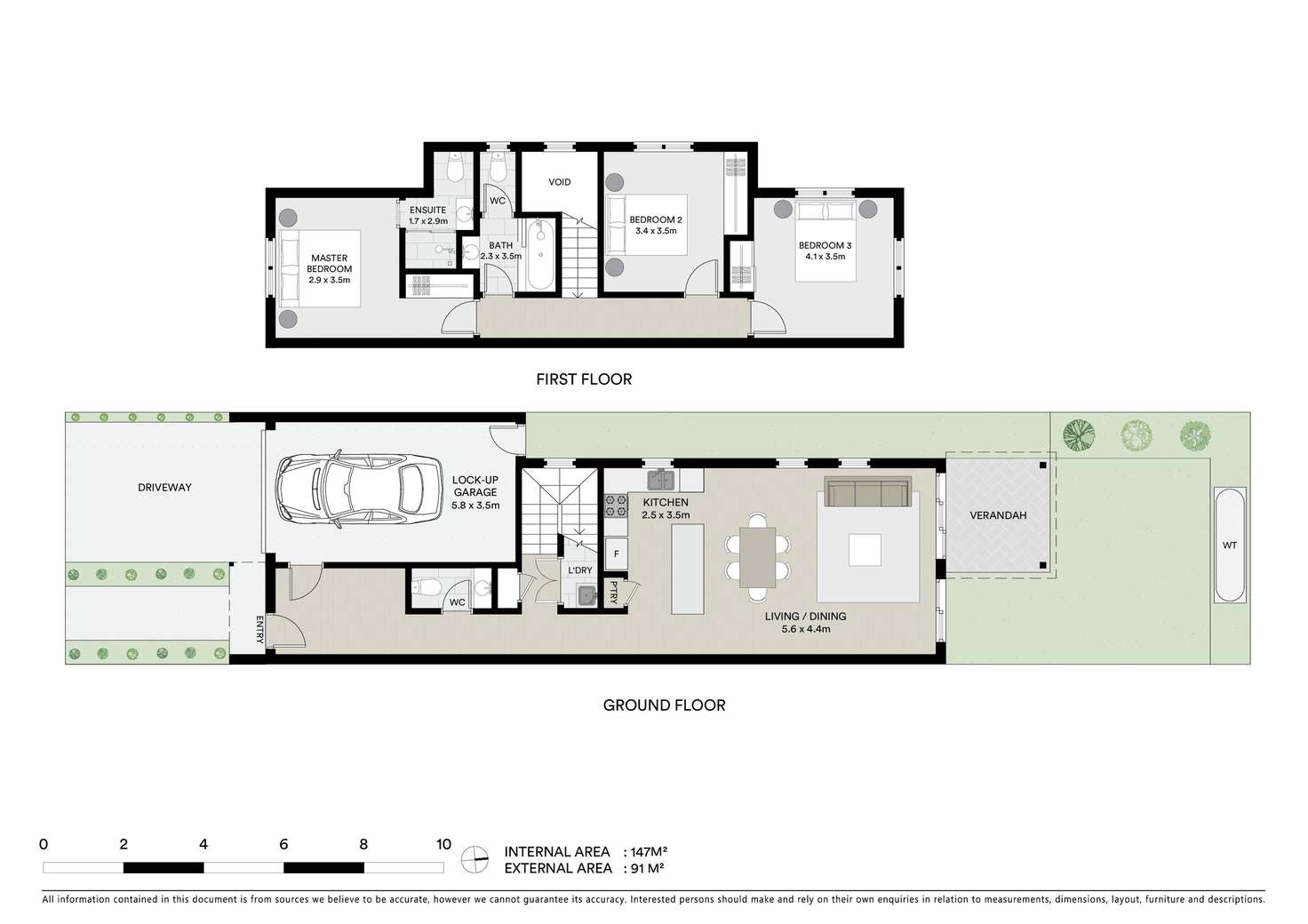 Floorplan of Homely townhouse listing, 14/61-63 Bailey Street, Belmont VIC 3216
