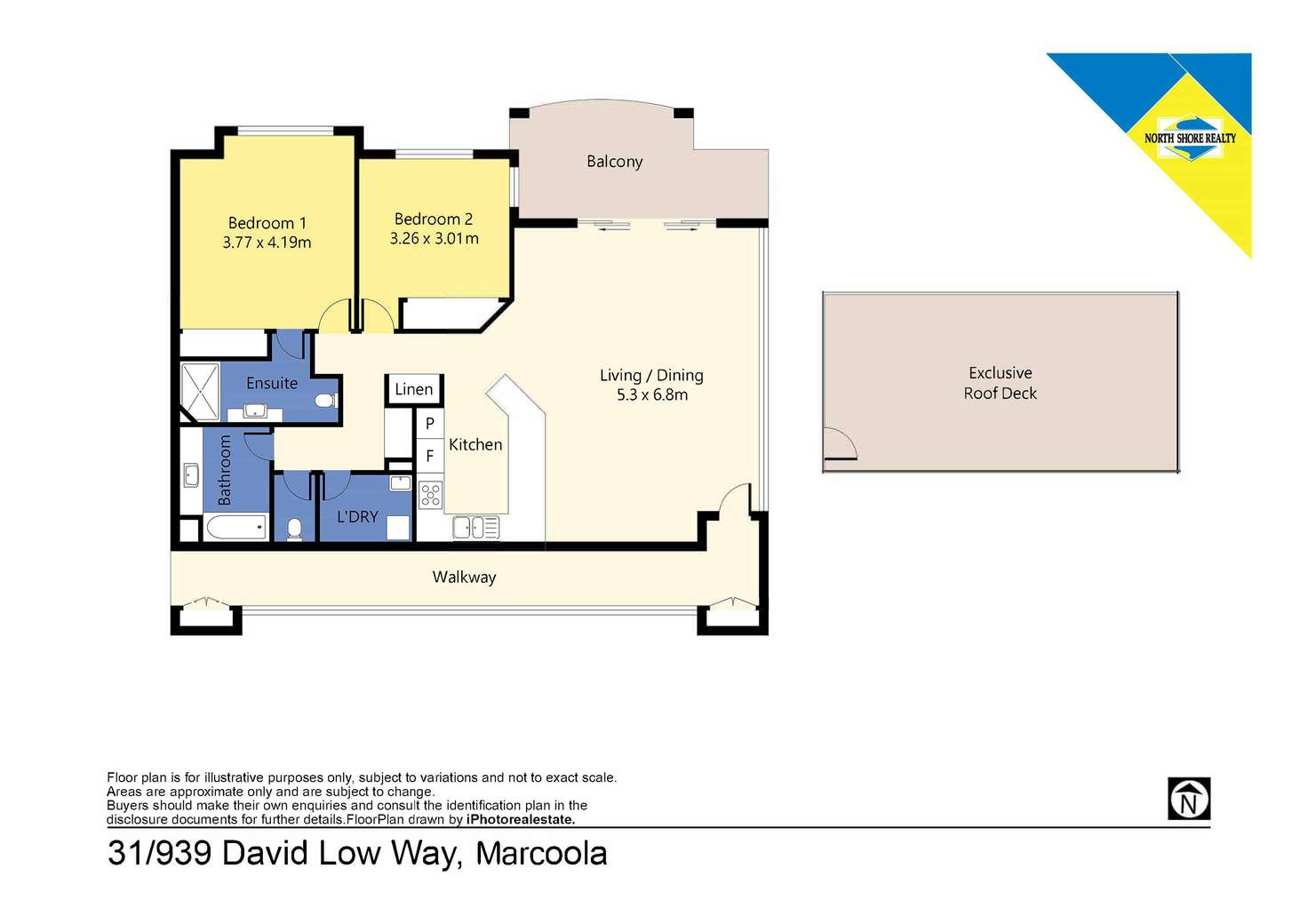 Floorplan of Homely unit listing, U31/939 David Low Way, Marcoola QLD 4564