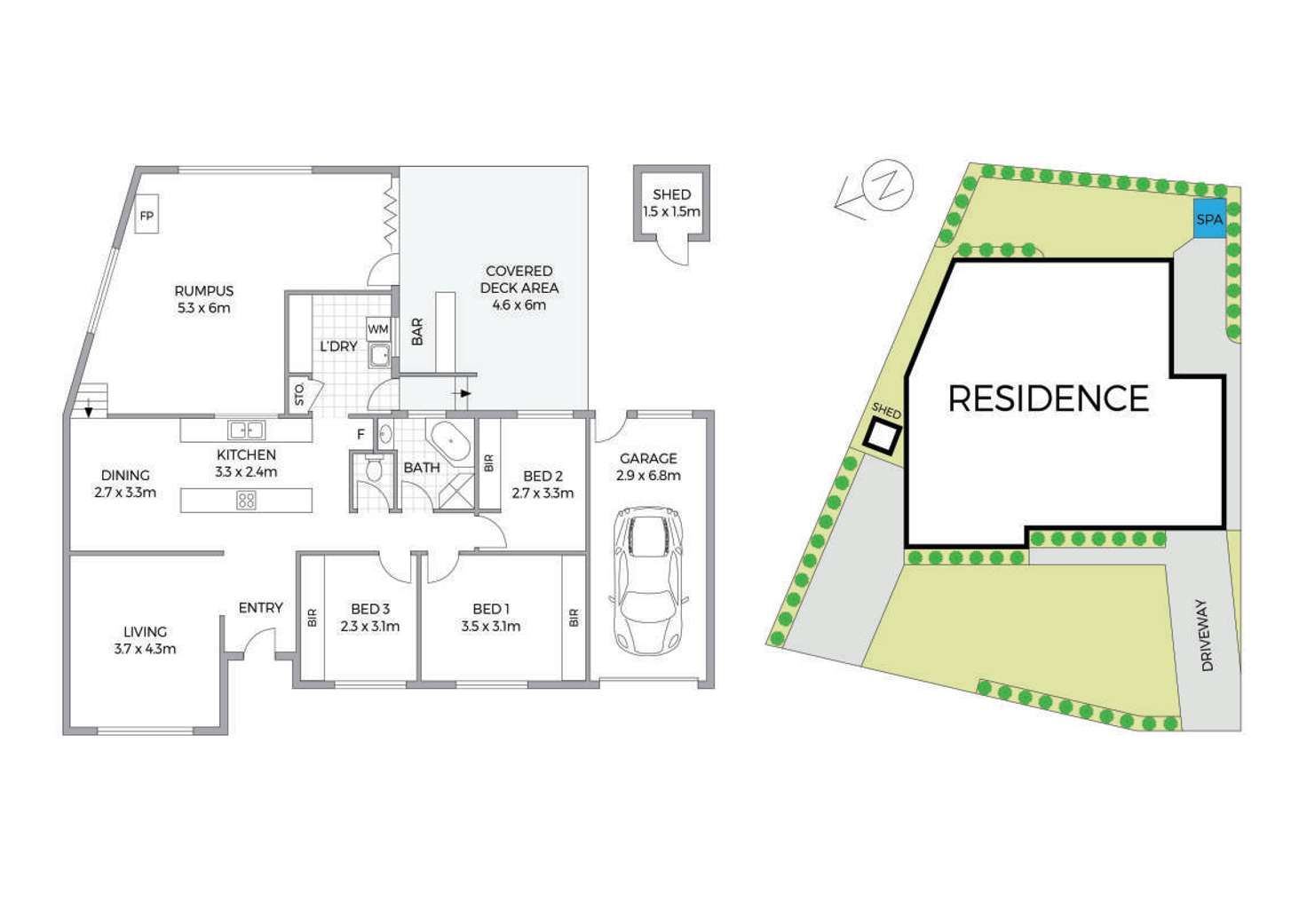 Floorplan of Homely house listing, 43 Crystal Street, Greystanes NSW 2145