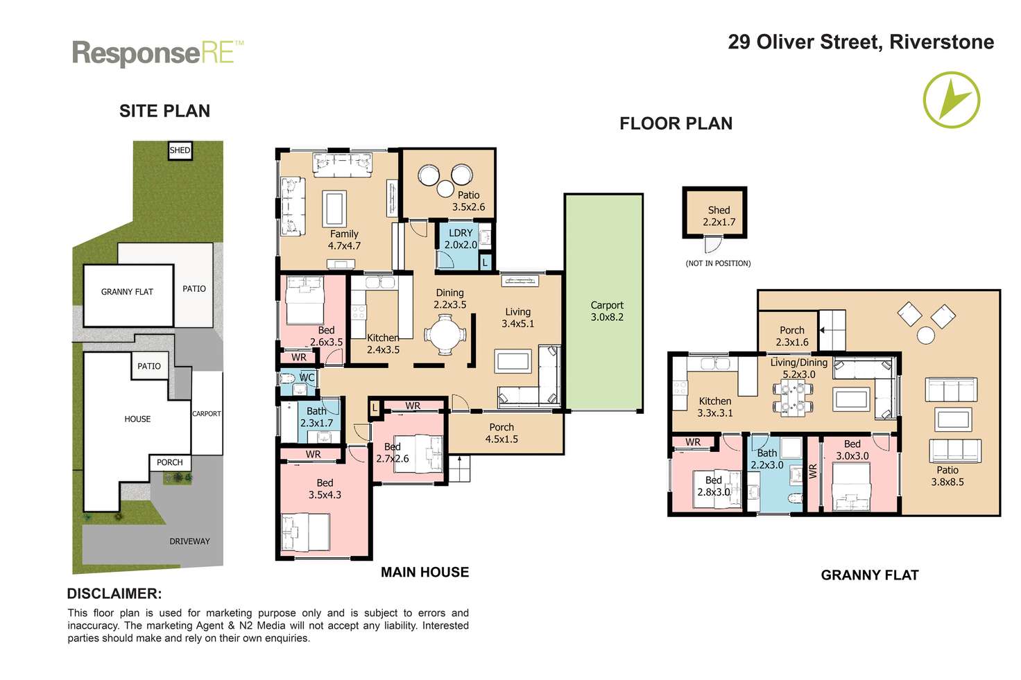 Floorplan of Homely house listing, 29 Oliver Street, Riverstone NSW 2765