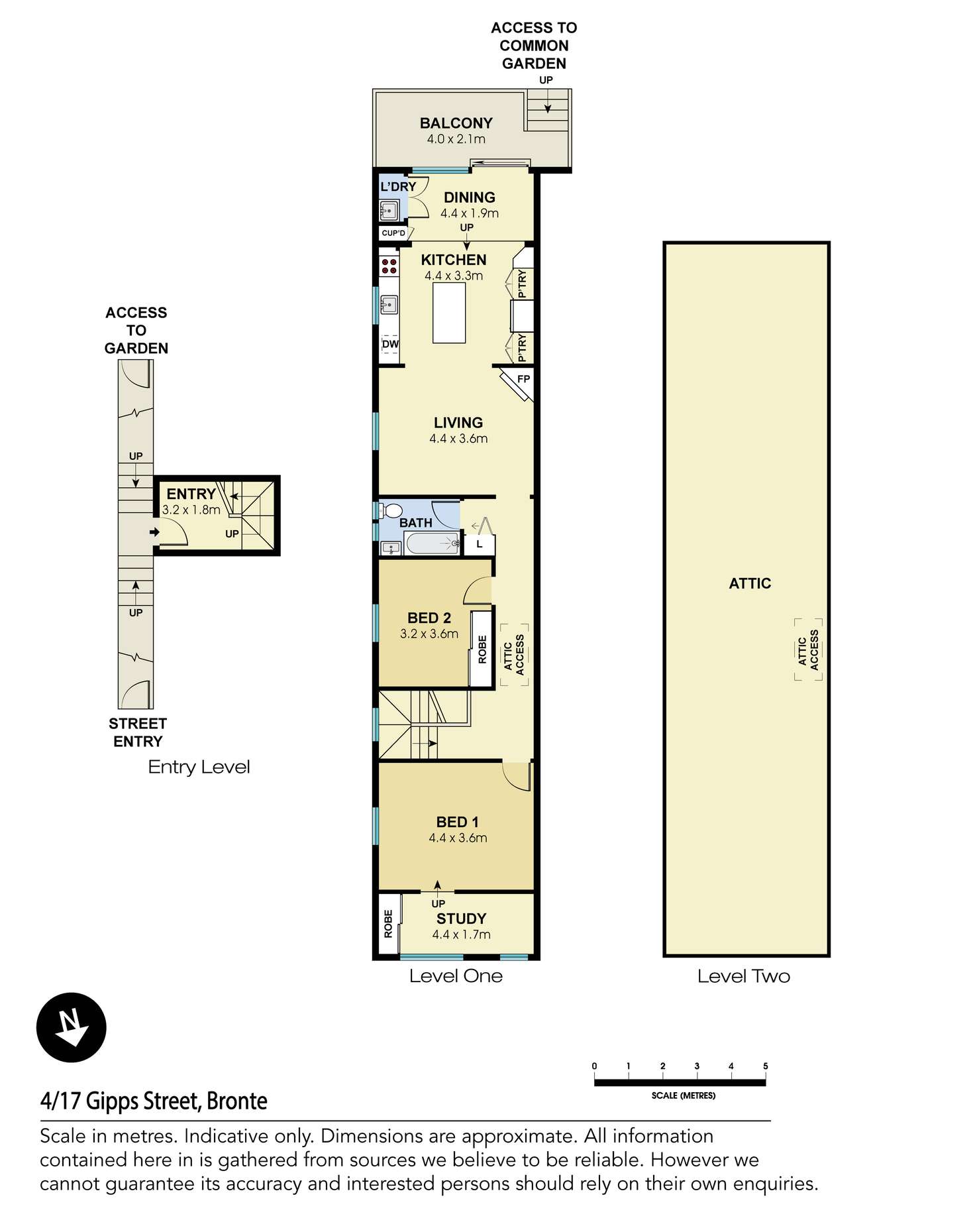 Floorplan of Homely apartment listing, 4/17 Gipps Street, Bronte NSW 2024