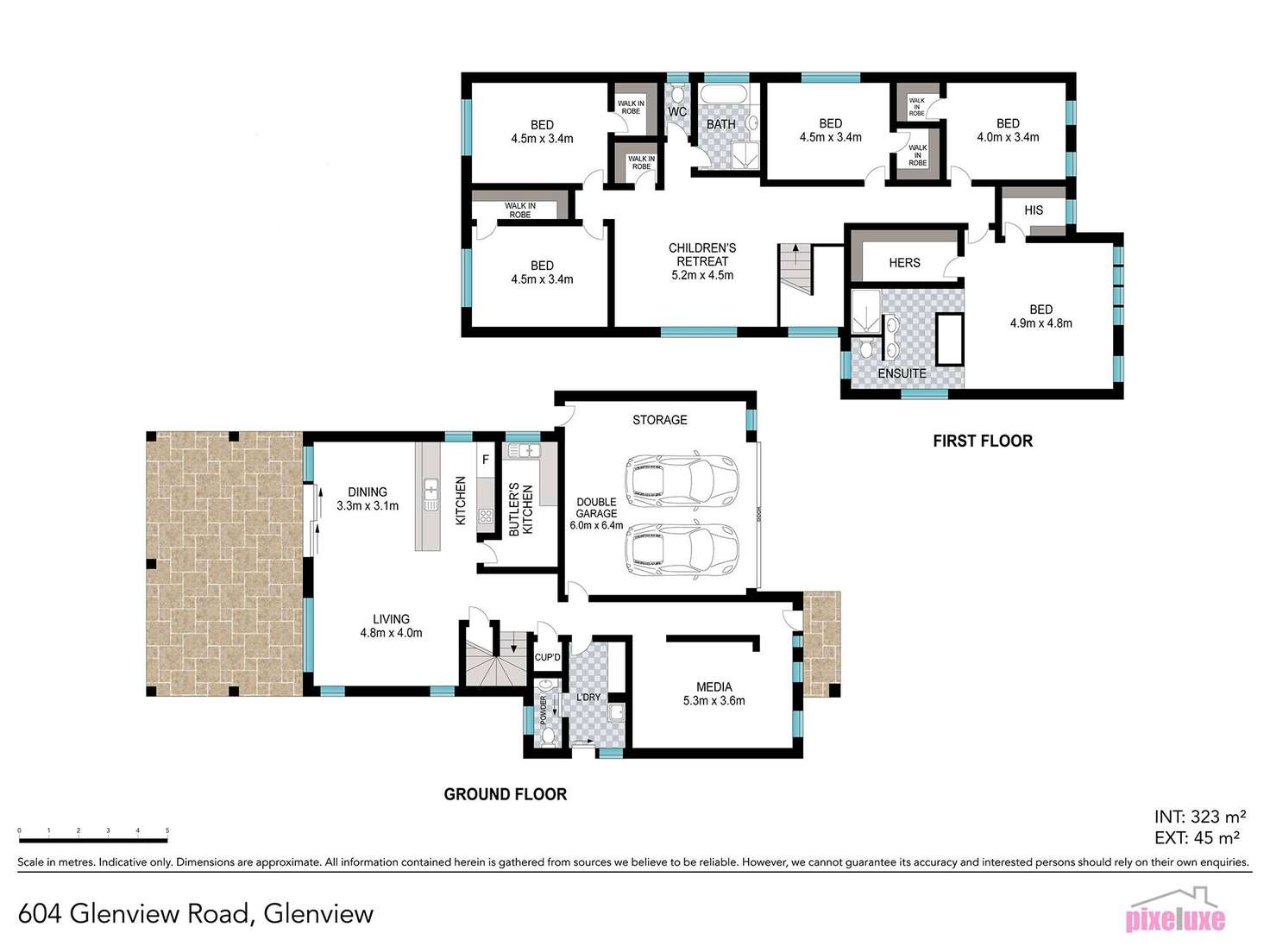 Floorplan of Homely house listing, 604 Glenview Road, Glenview QLD 4553
