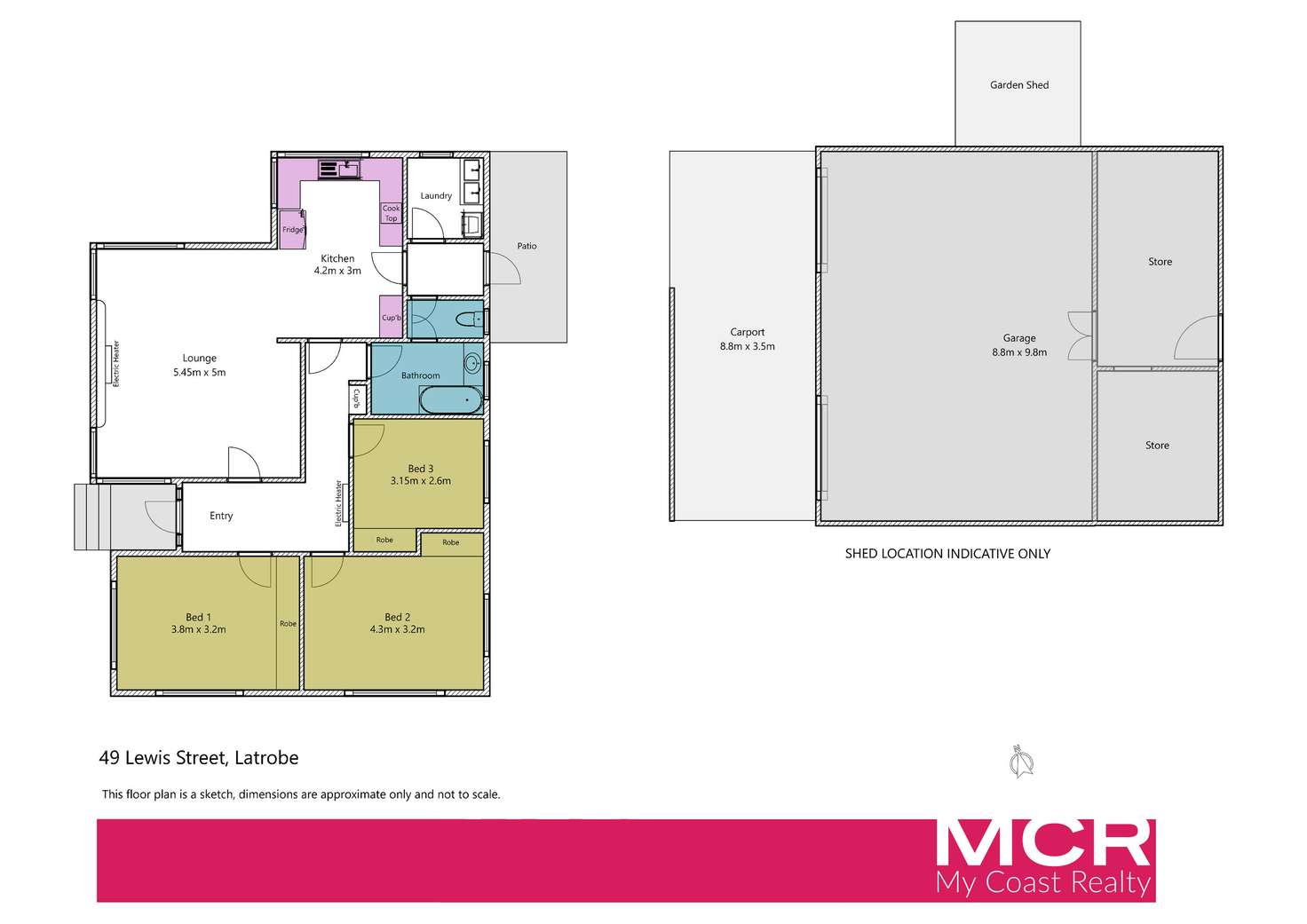 Floorplan of Homely house listing, 49 Lewis Street, Latrobe TAS 7307