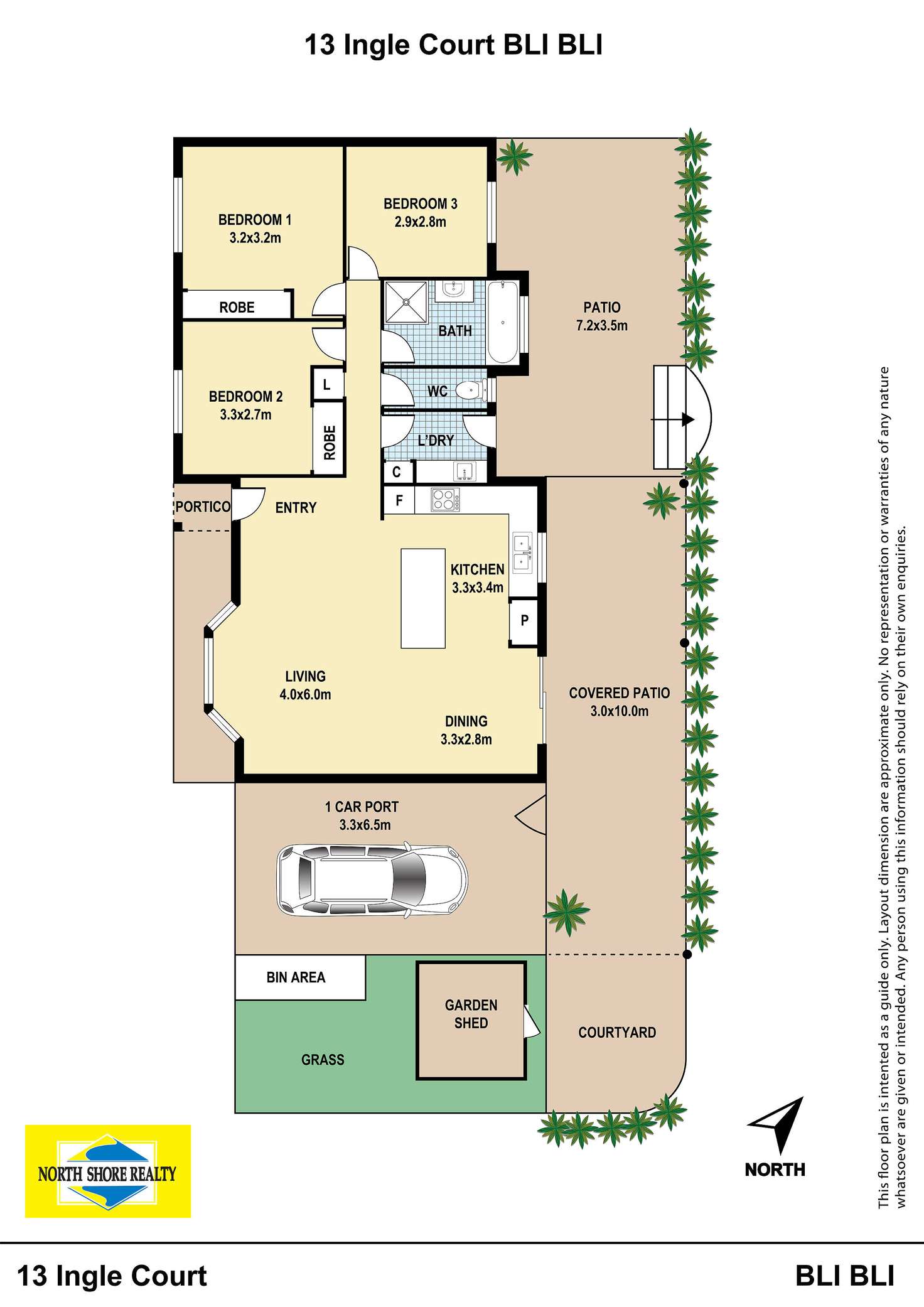 Floorplan of Homely house listing, 13 Ingle Court, Bli Bli QLD 4560