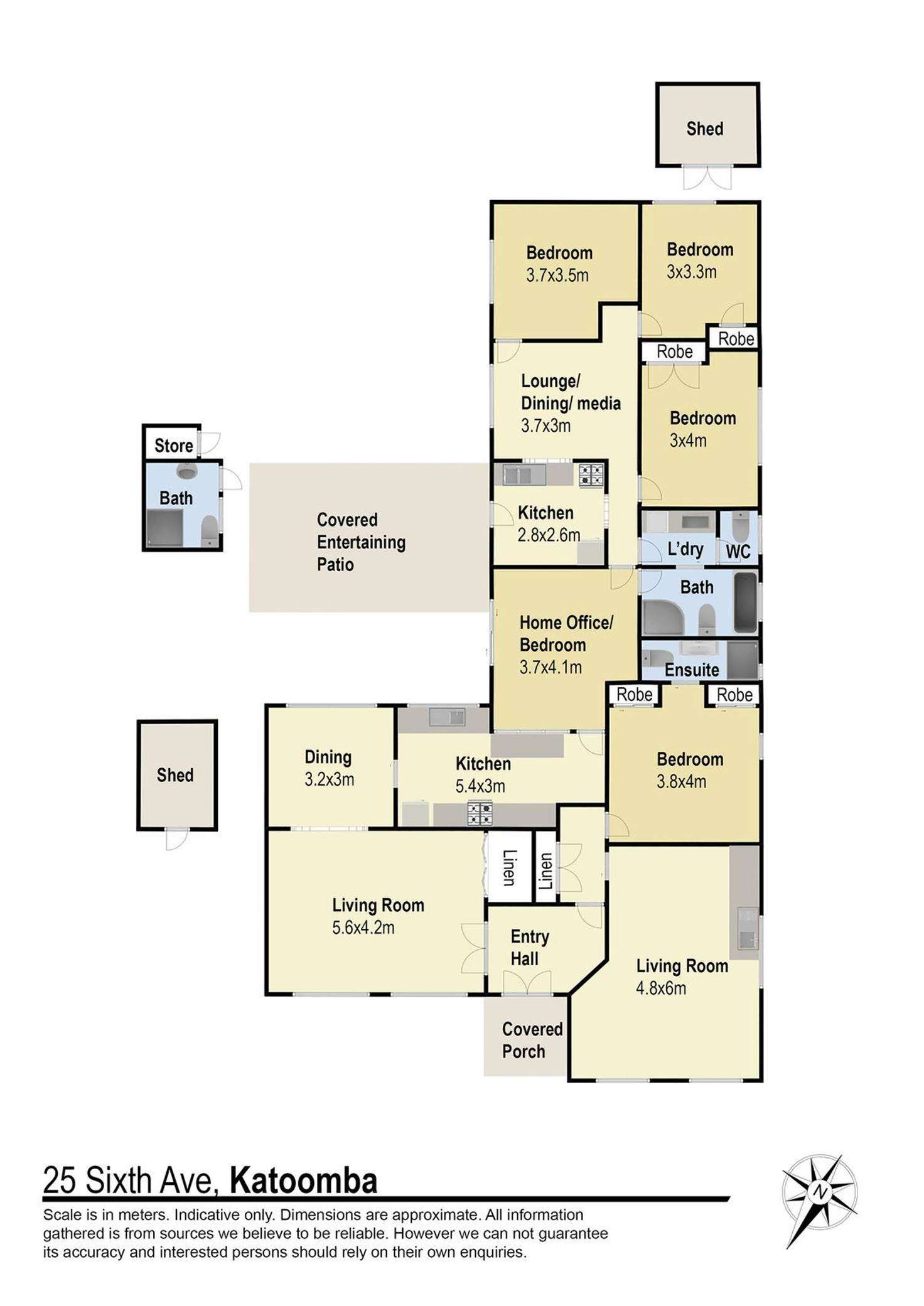 Floorplan of Homely house listing, 1/25 Sixth Avenue, Katoomba NSW 2780