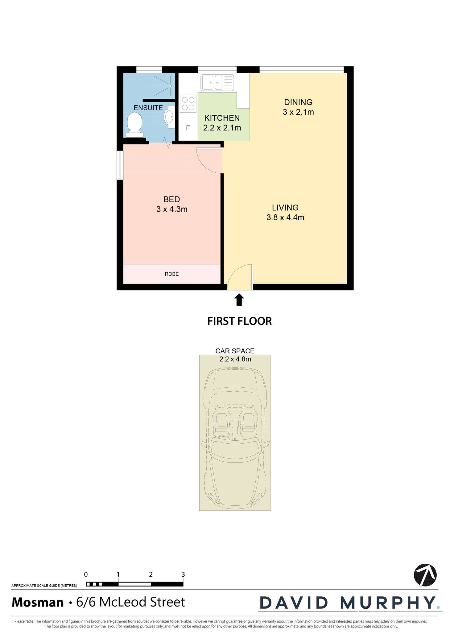 Floorplan of Homely apartment listing, 6/6 McLeod Street, Mosman NSW 2088