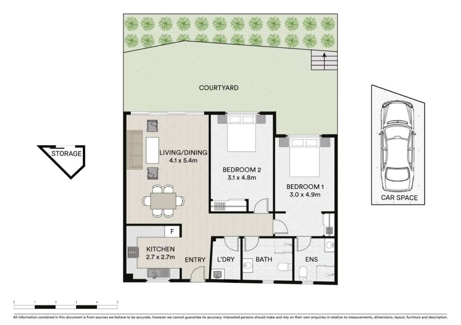 Floorplan of Homely unit listing, 3/10 Field Place, Telopea NSW 2117