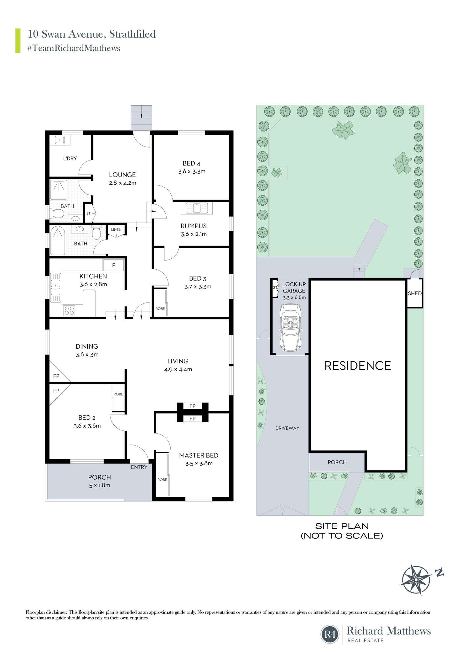 Floorplan of Homely house listing, 10 Swan Avenue, Strathfield NSW 2135