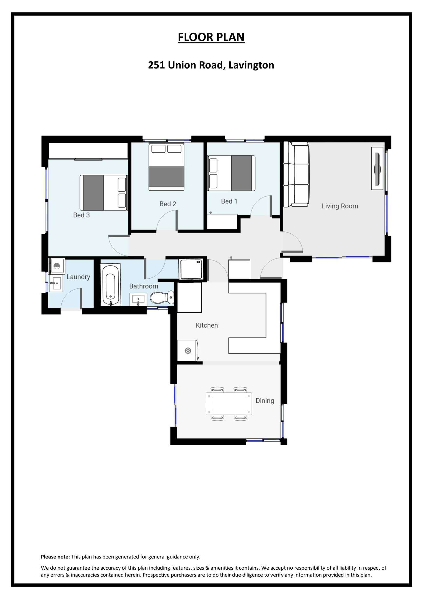 Floorplan of Homely house listing, 251 Union Road, North Albury NSW 2640