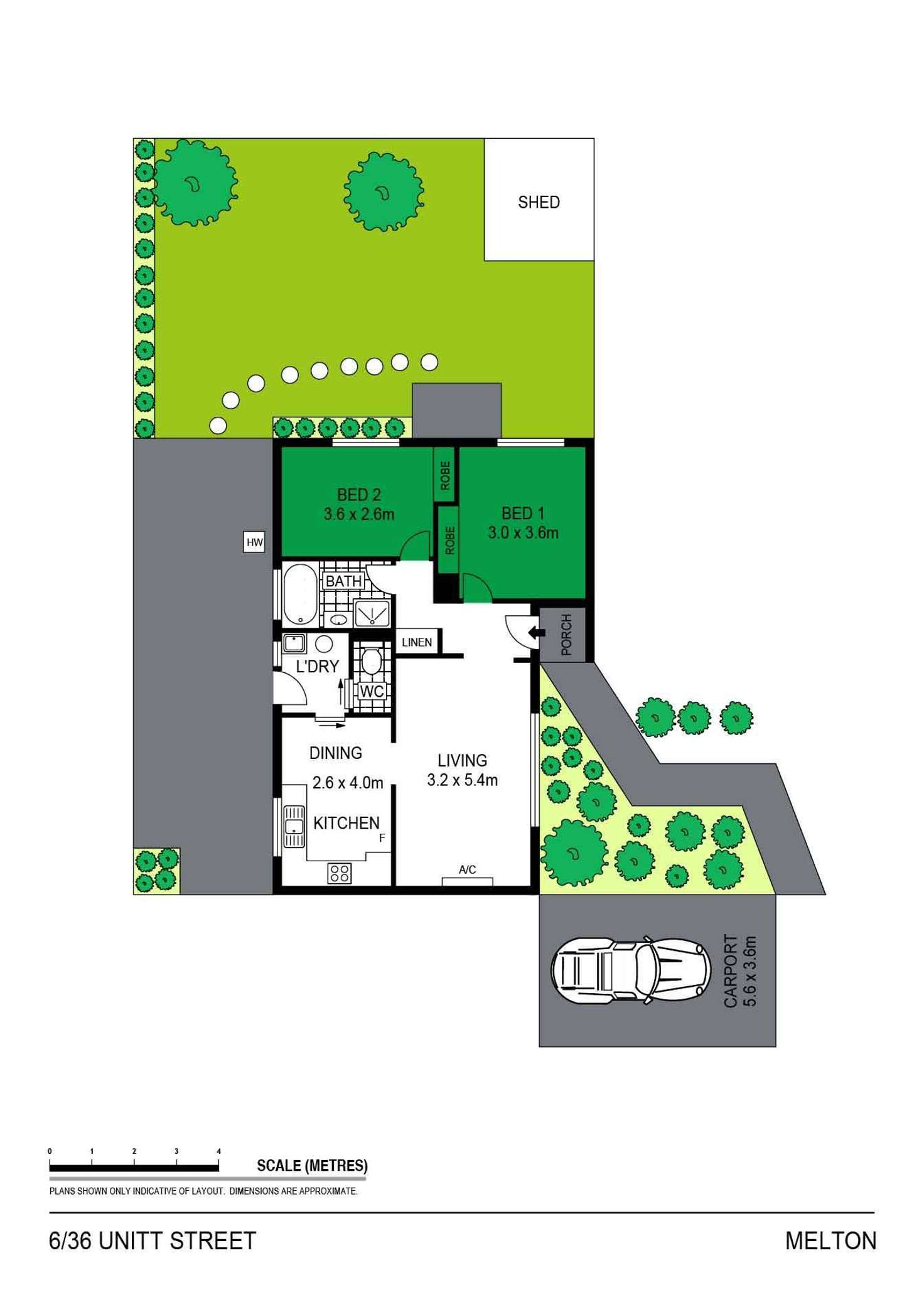Floorplan of Homely unit listing, 6/36 Unitt Street, Melton VIC 3337