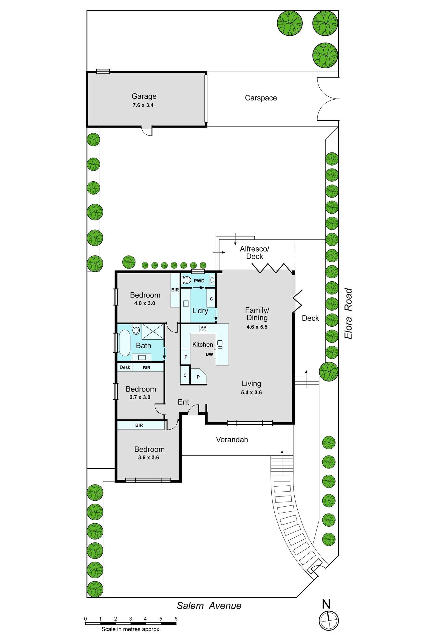 Floorplan of Homely house listing, 27 Salem Avenue, Oakleigh South VIC 3167