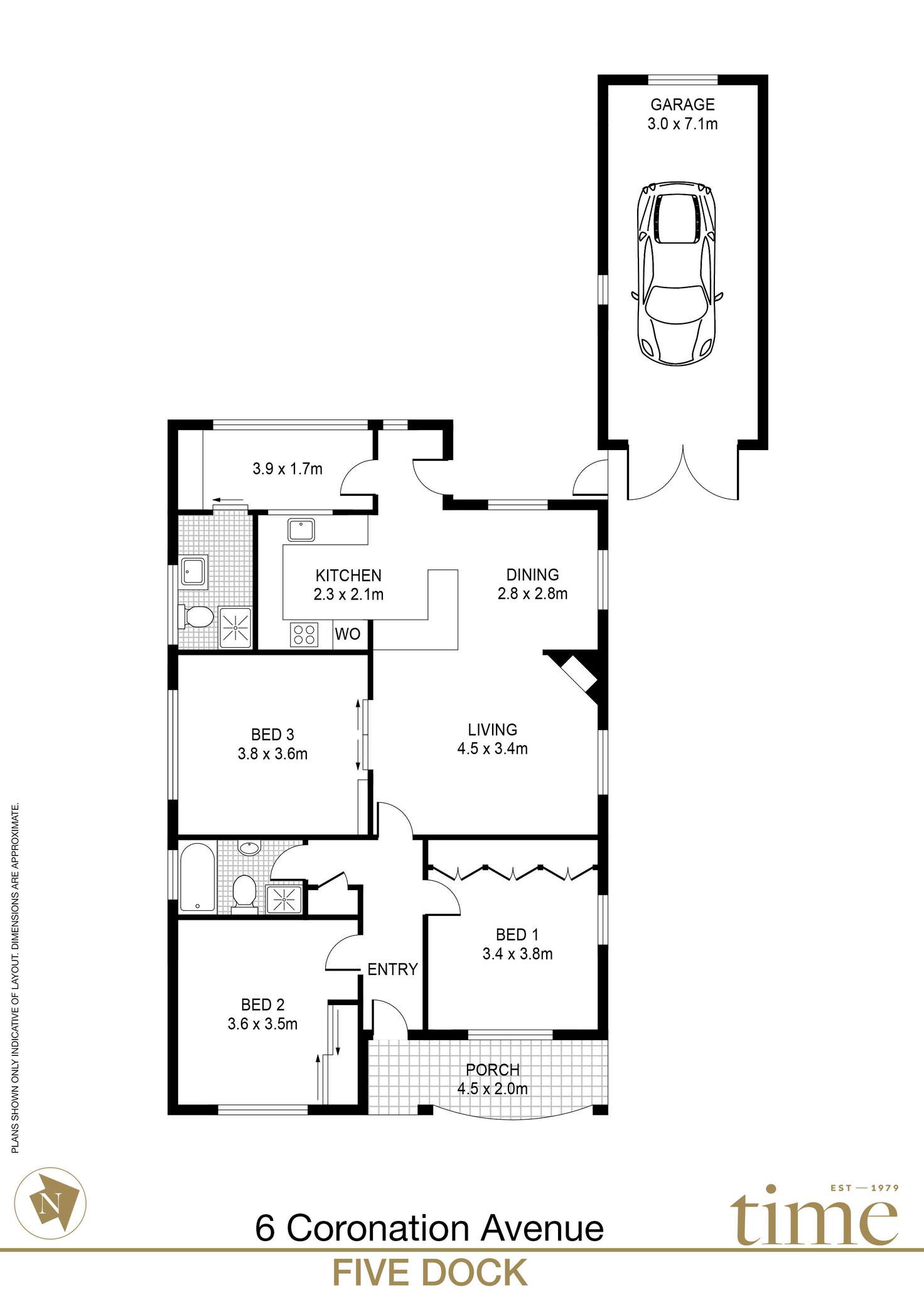 Floorplan of Homely house listing, 6 Coronation Avenue, Five Dock NSW 2046