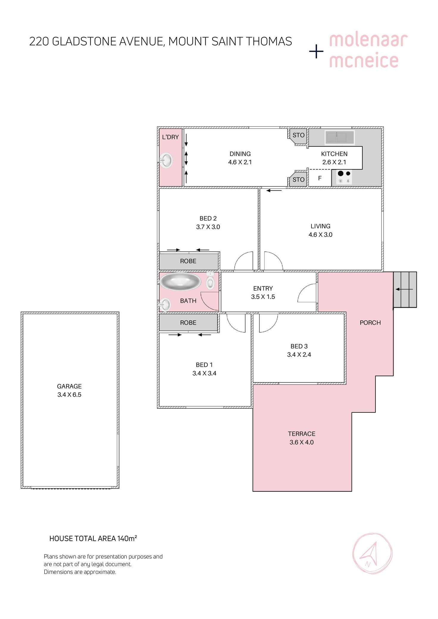 Floorplan of Homely house listing, 220 Gladstone Avenue, Mount Saint Thomas NSW 2500