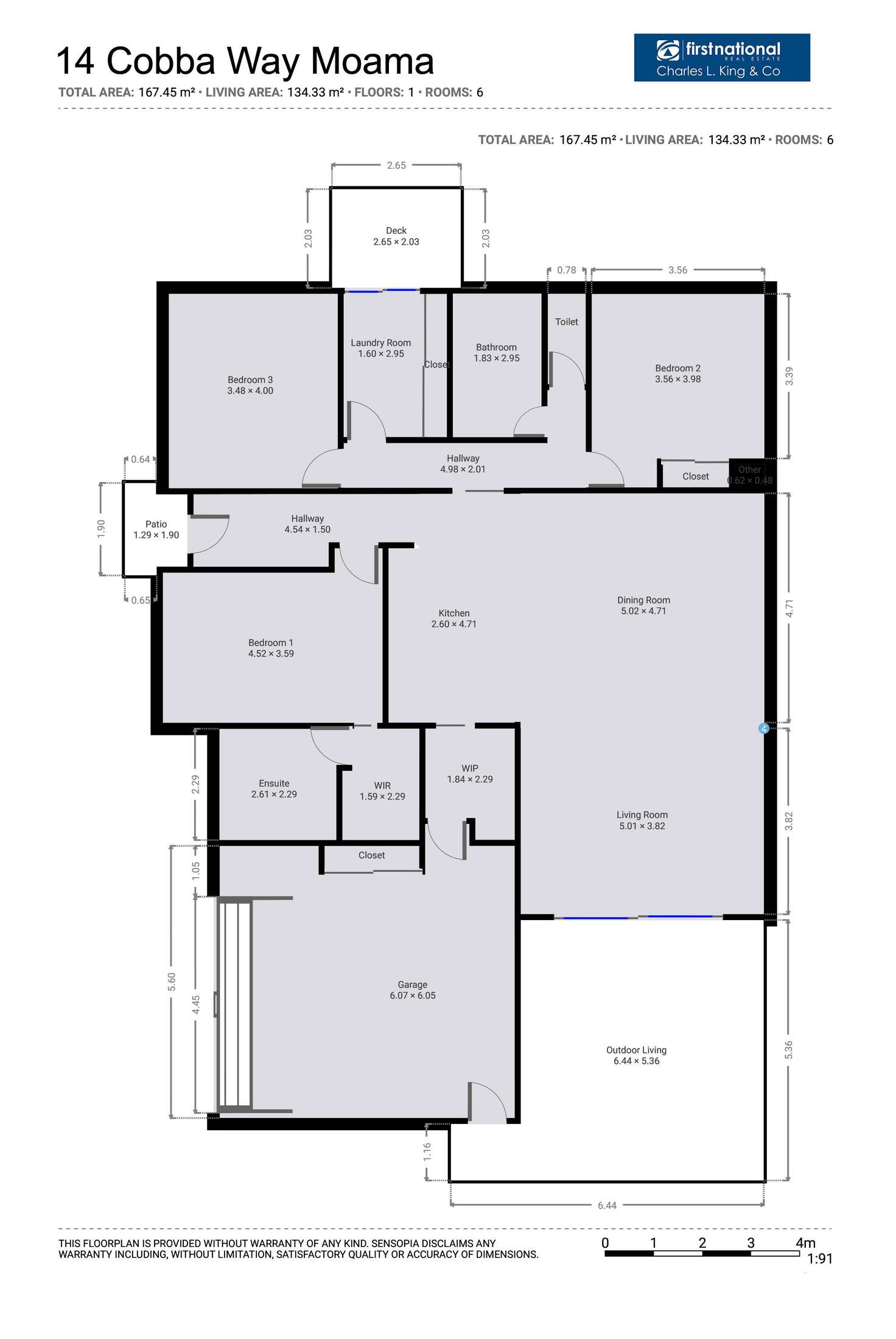 Floorplan of Homely house listing, 14 Cobba Way, Moama NSW 2731