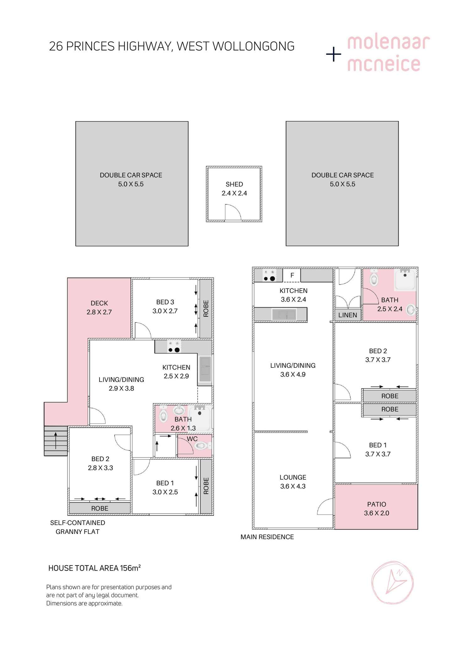 Floorplan of Homely house listing, 26 & 26a Princes Highway, West Wollongong NSW 2500