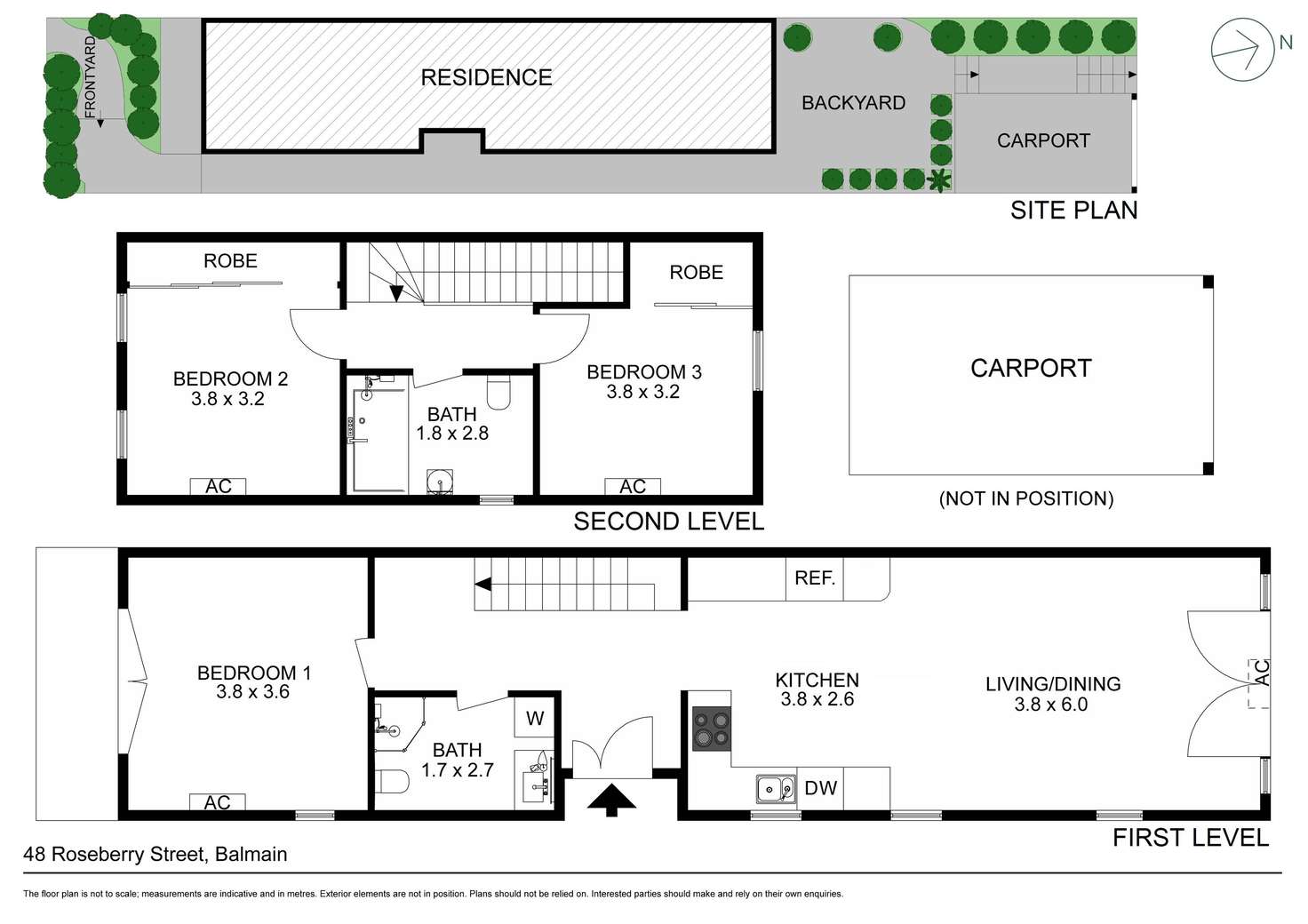 Floorplan of Homely house listing, 48 Roseberry Street, Balmain NSW 2041