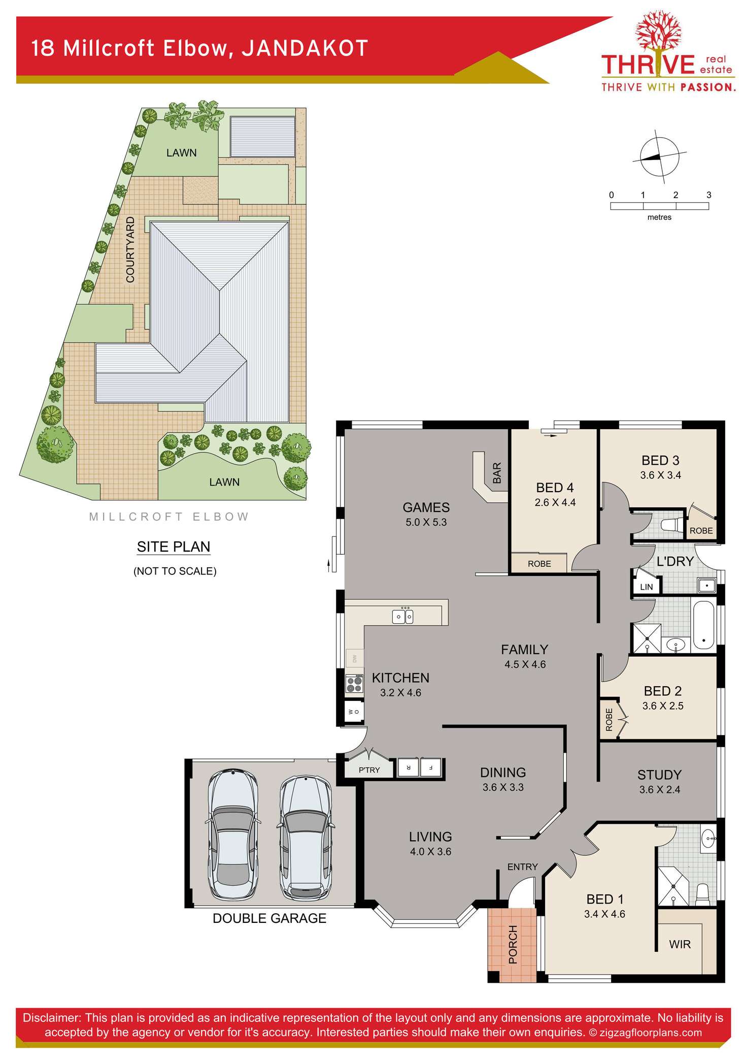Floorplan of Homely house listing, 18 Millcroft Elbow, Jandakot WA 6164