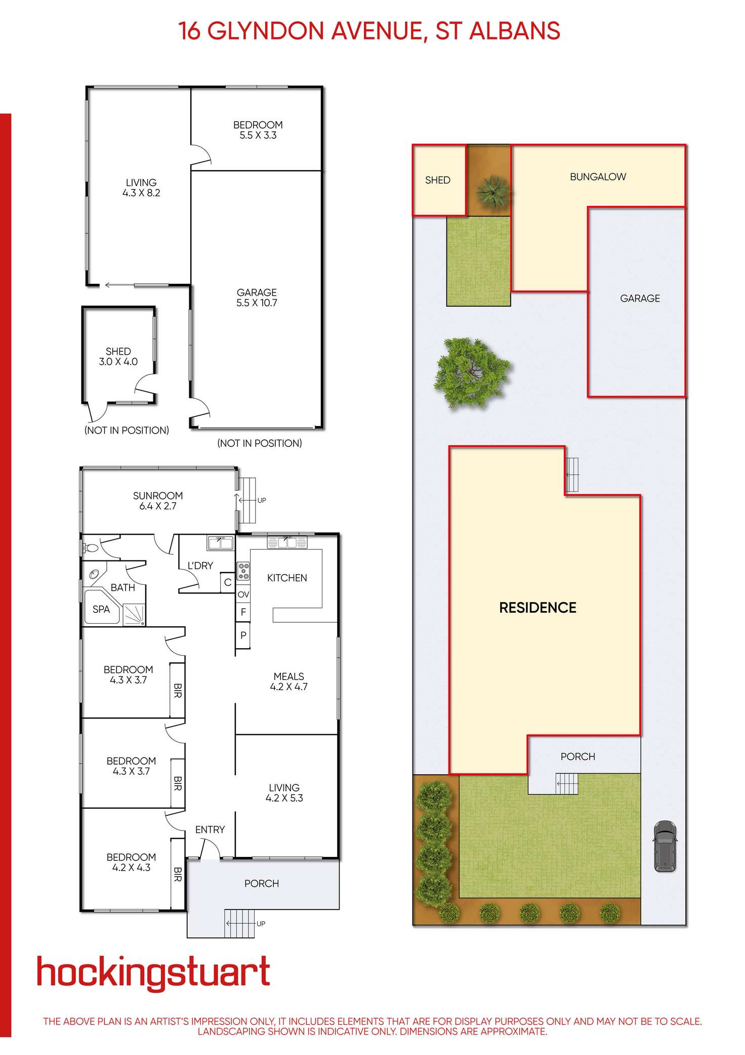 Floorplan of Homely house listing, 16 Glyndon Avenue, St Albans VIC 3021