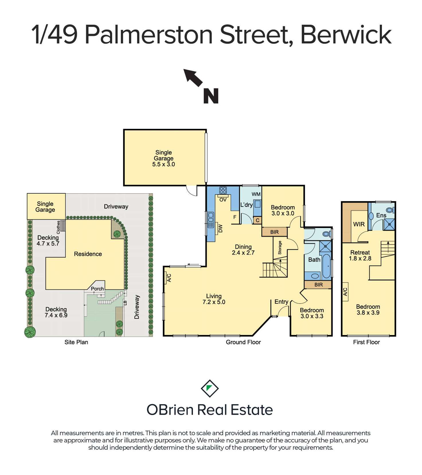 Floorplan of Homely house listing, 1/49 Palmerston Street, Berwick VIC 3806