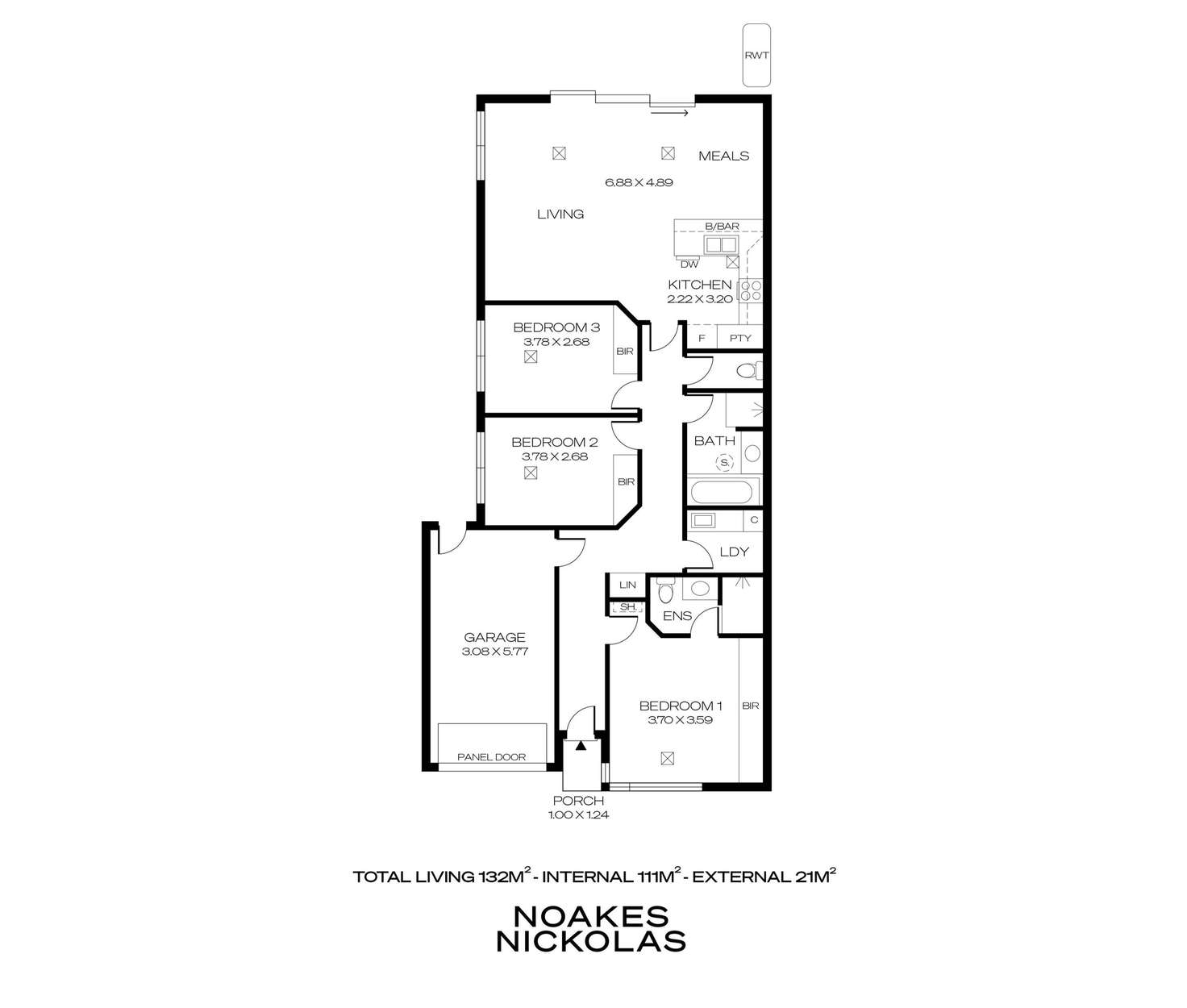 Floorplan of Homely house listing, 28A Ralph Street, Sturt SA 5047