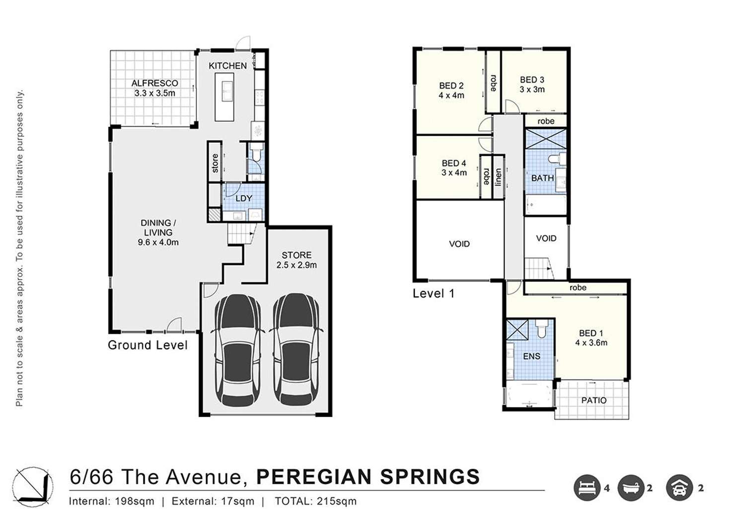 Floorplan of Homely house listing, 6/66 The Avenue, Peregian Springs QLD 4573