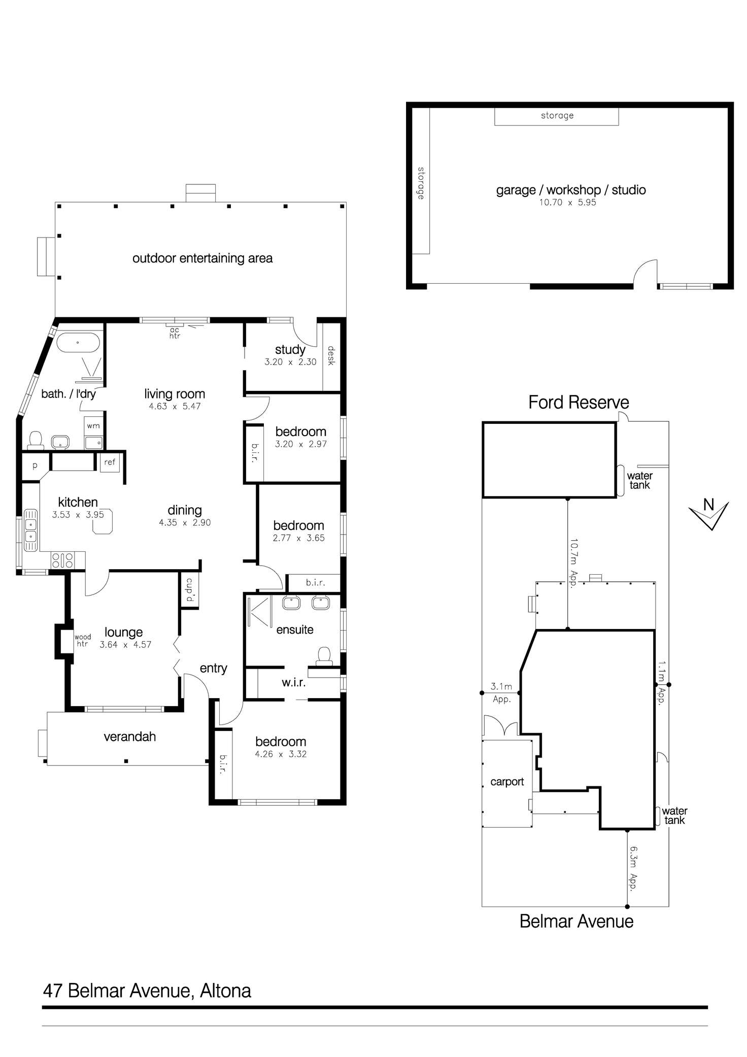 Floorplan of Homely house listing, 47 Belmar Avenue, Altona VIC 3018