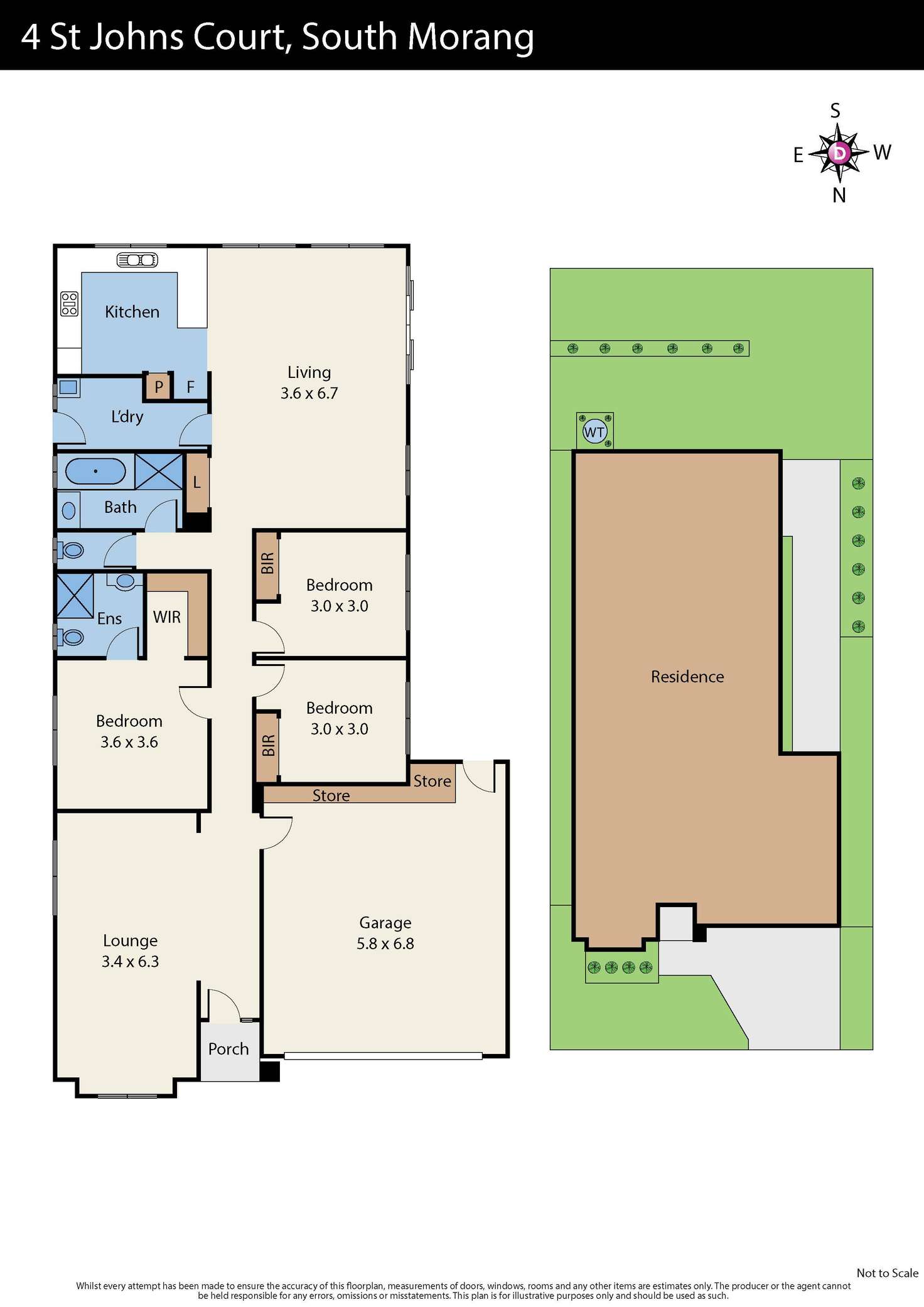 Floorplan of Homely house listing, 4 St. Johns Court, South Morang VIC 3752