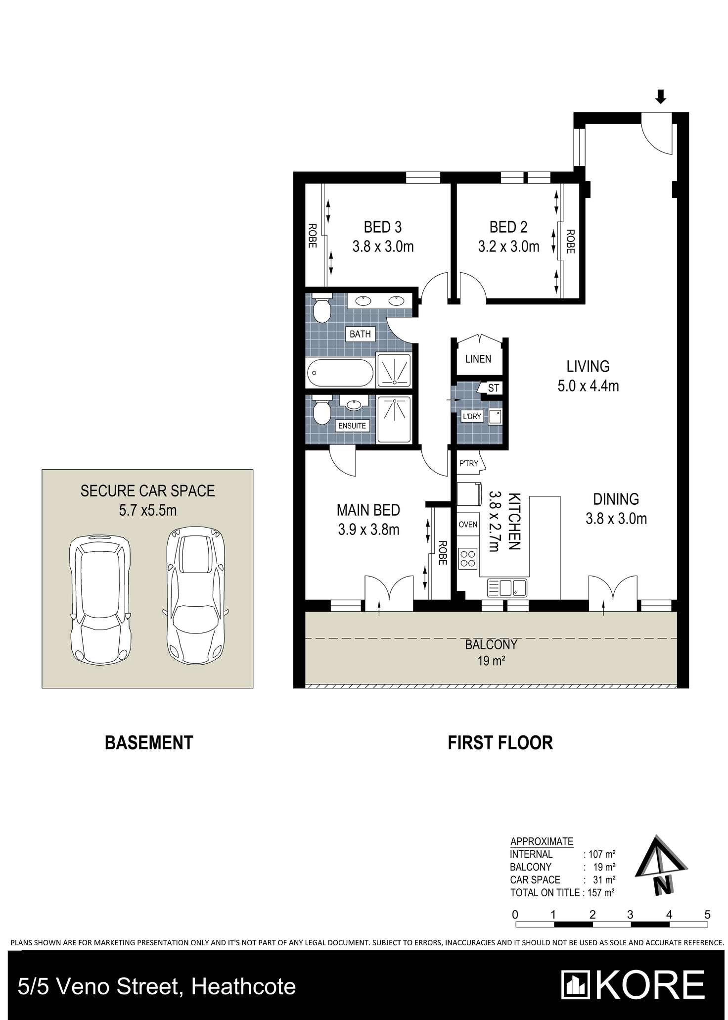 Floorplan of Homely apartment listing, 5/5 Veno Street, Heathcote NSW 2233