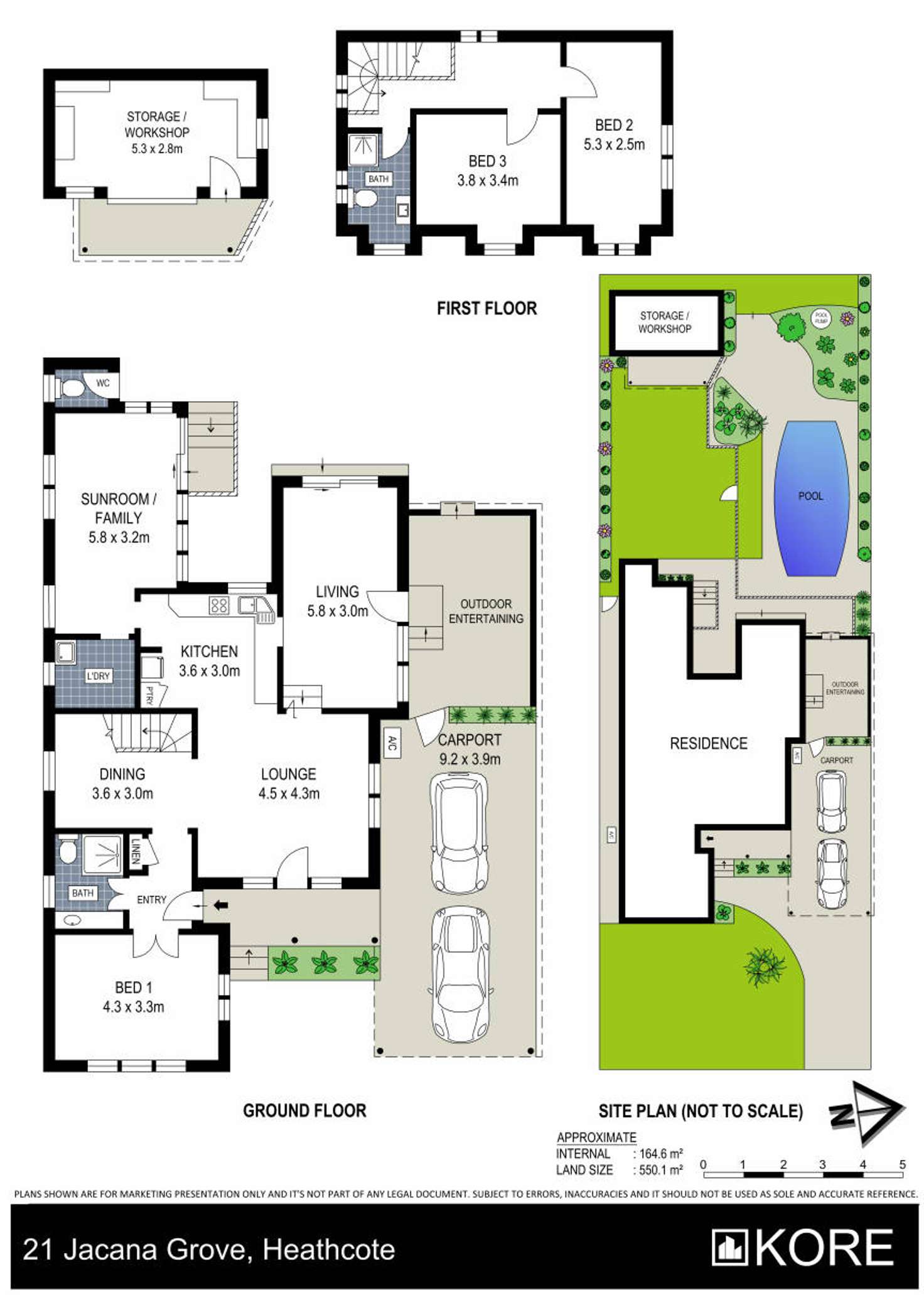 Floorplan of Homely house listing, 21 Jacana Grove, Heathcote NSW 2233