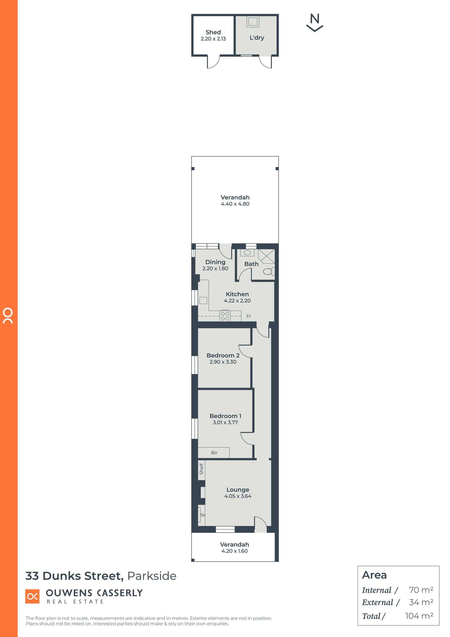Floorplan of Homely house listing, 33 Dunks Street, Parkside SA 5063